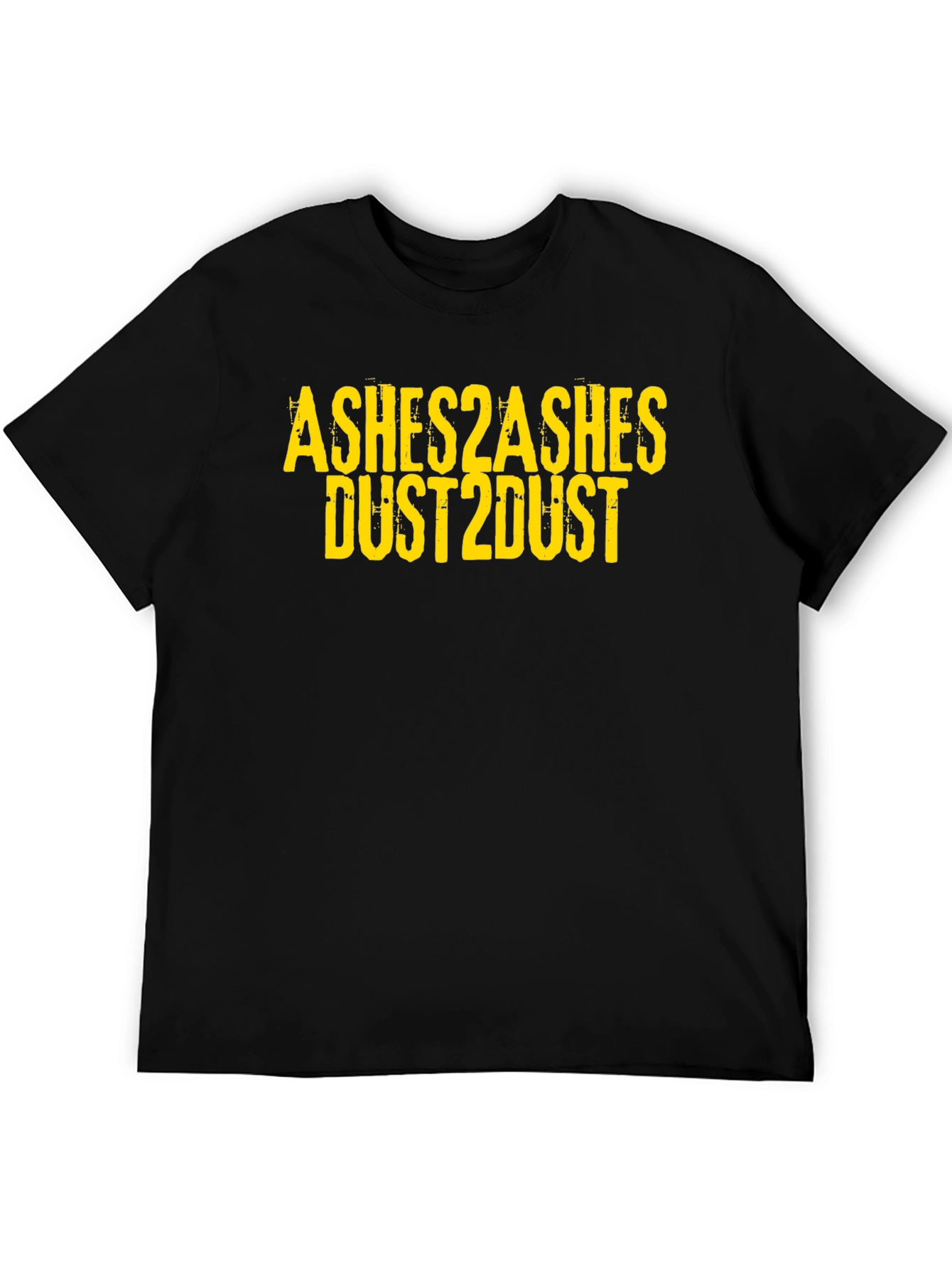 Ashes2Ashes Dust2Dust Graphic Black T-Shirt