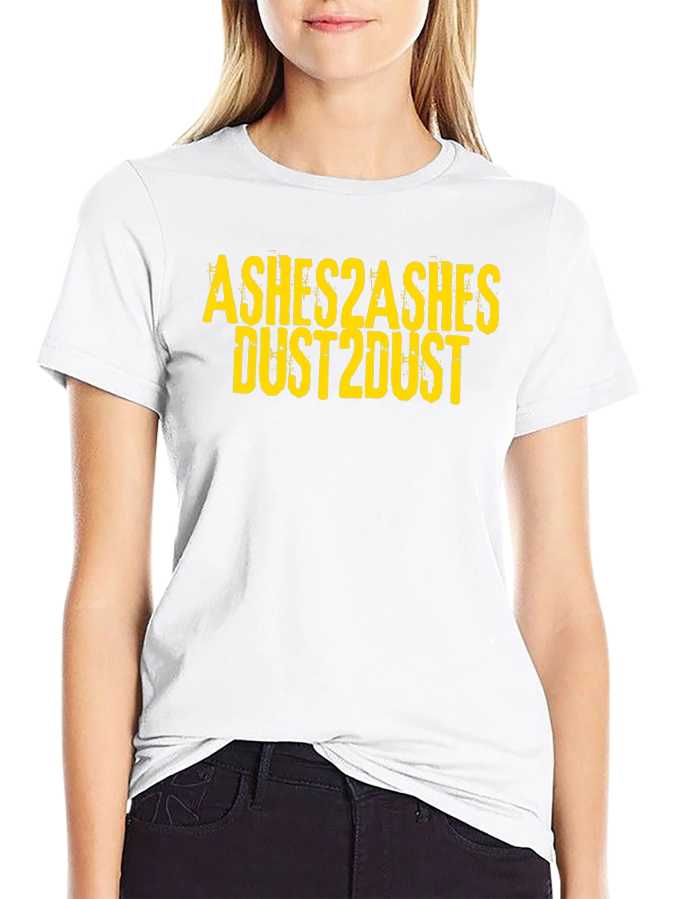 Ashes2Ashes Dust2Dust Graphic Black T-Shirt