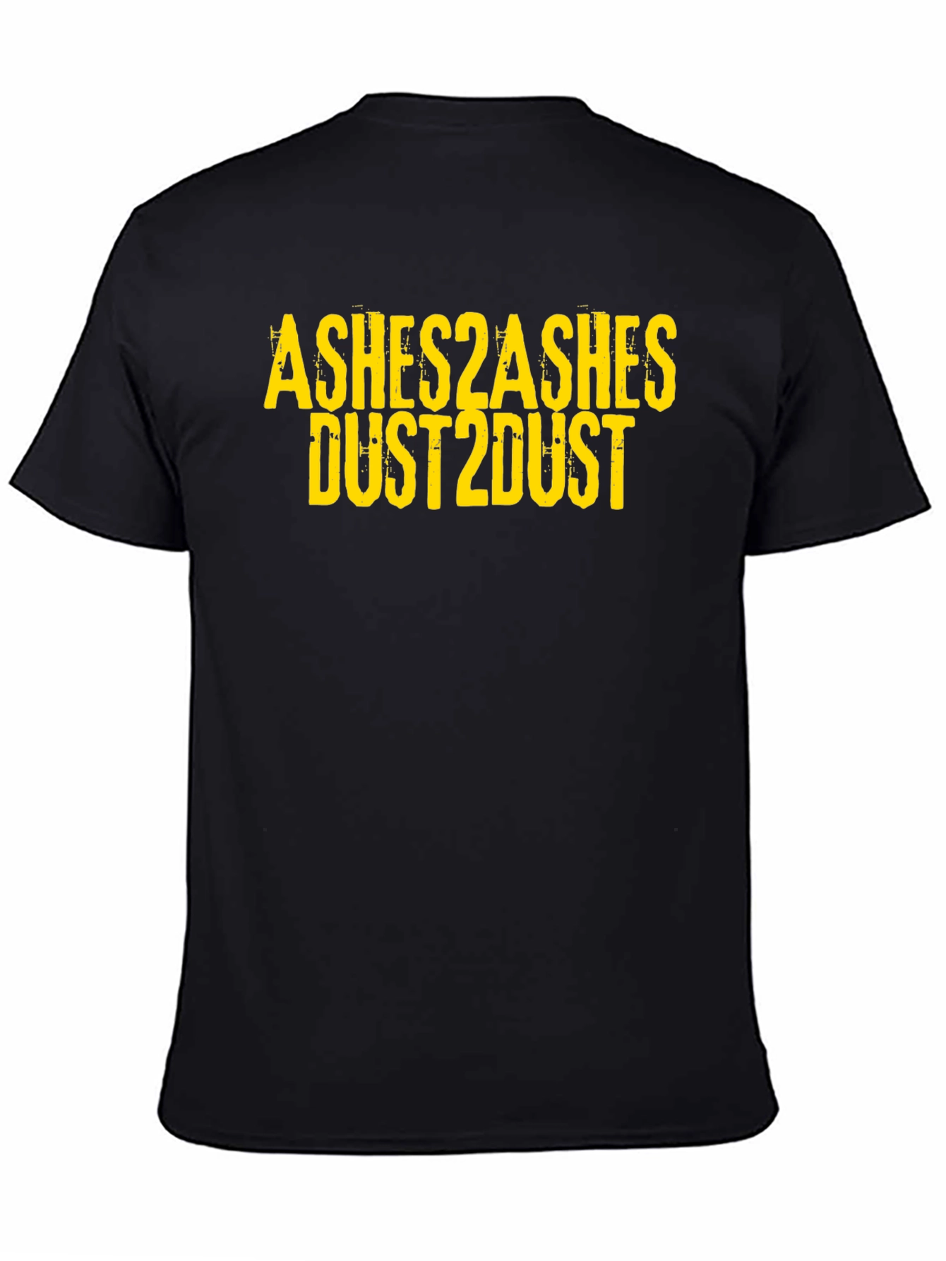 Ashes2Ashes Dust2Dust Graphic Black T-Shirt