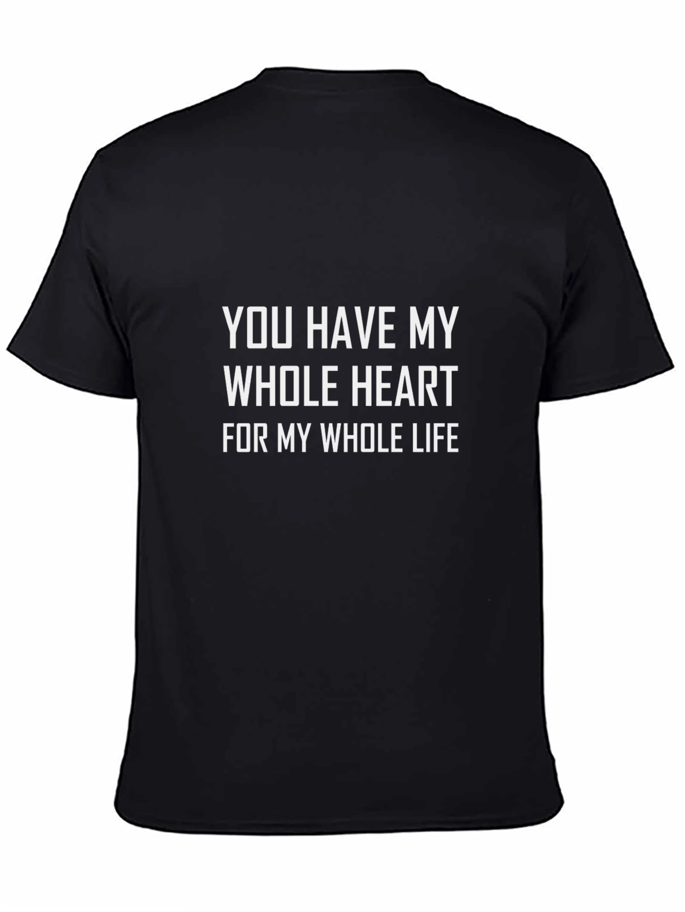 You Have My Whole Heart Graphic Tee - Black