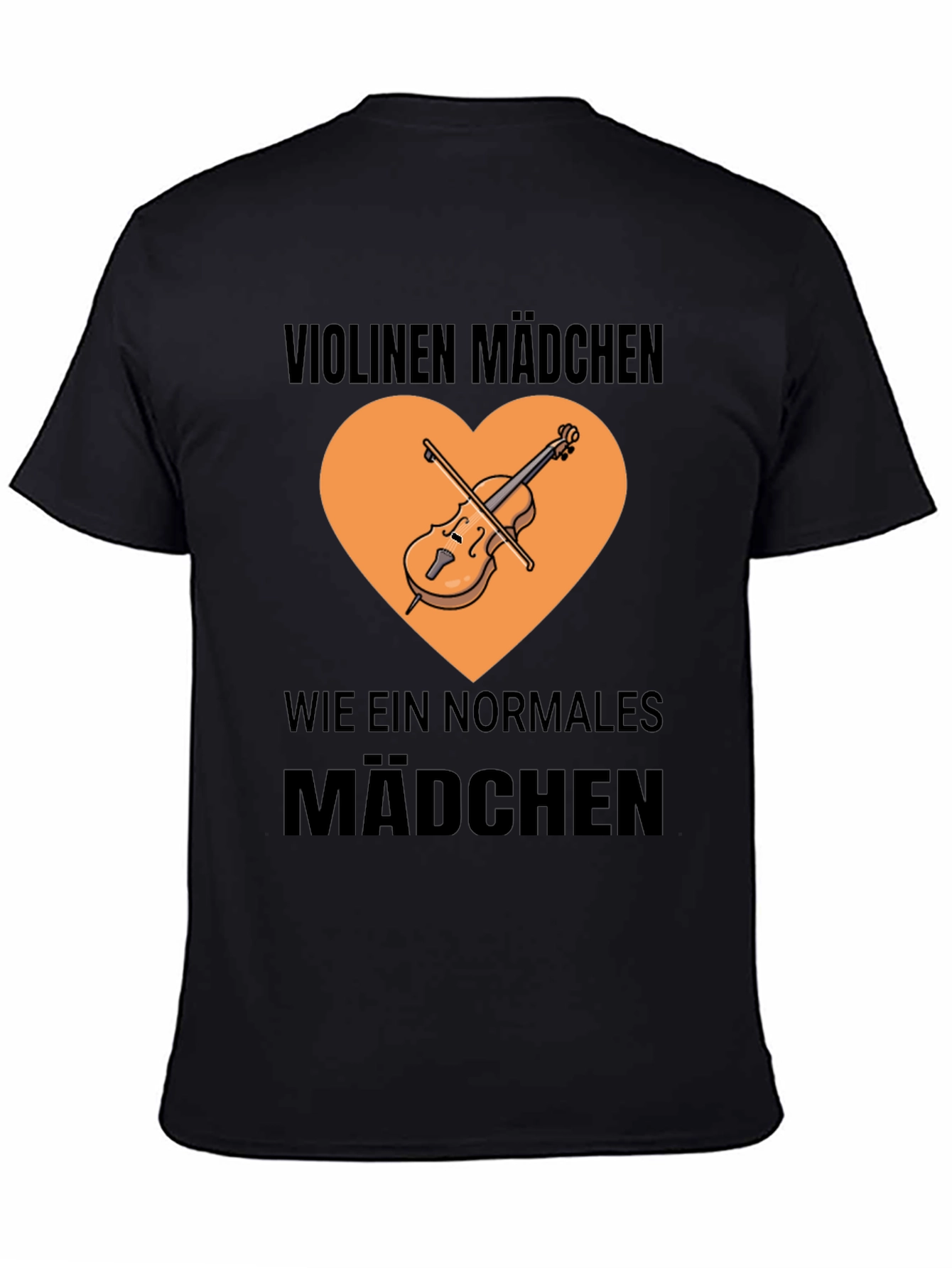 Violin Girl T-Shirt - Musician Graphic Tee