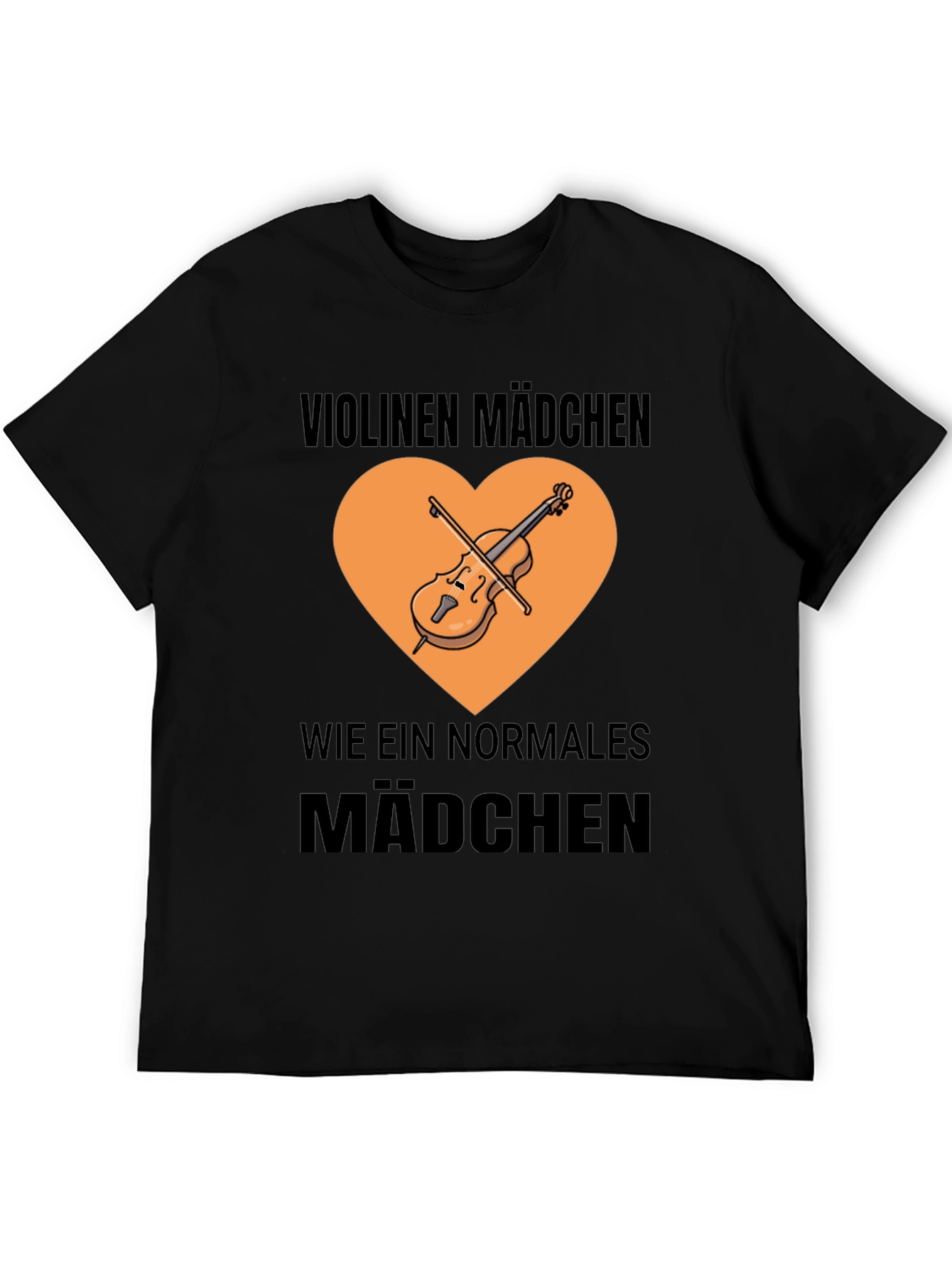 Violin Girl T-Shirt - Musician Graphic Tee
