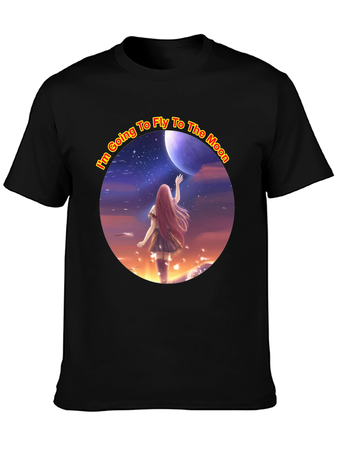 Fly to the Moon Anime T-Shirt