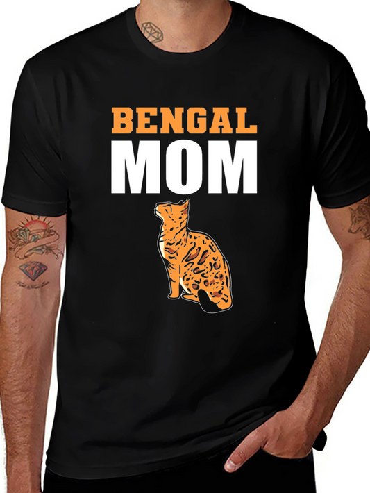 Bengal Mom Graphic T-Shirt