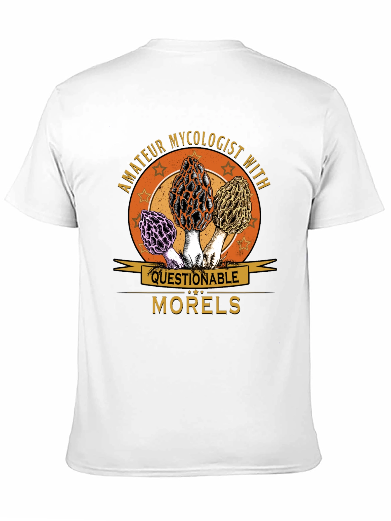 Amateur Mycologist Morels Graphic T-Shirt