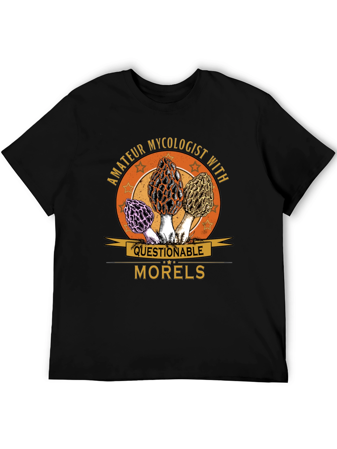 Amateur Mycologist Morels Graphic T-Shirt