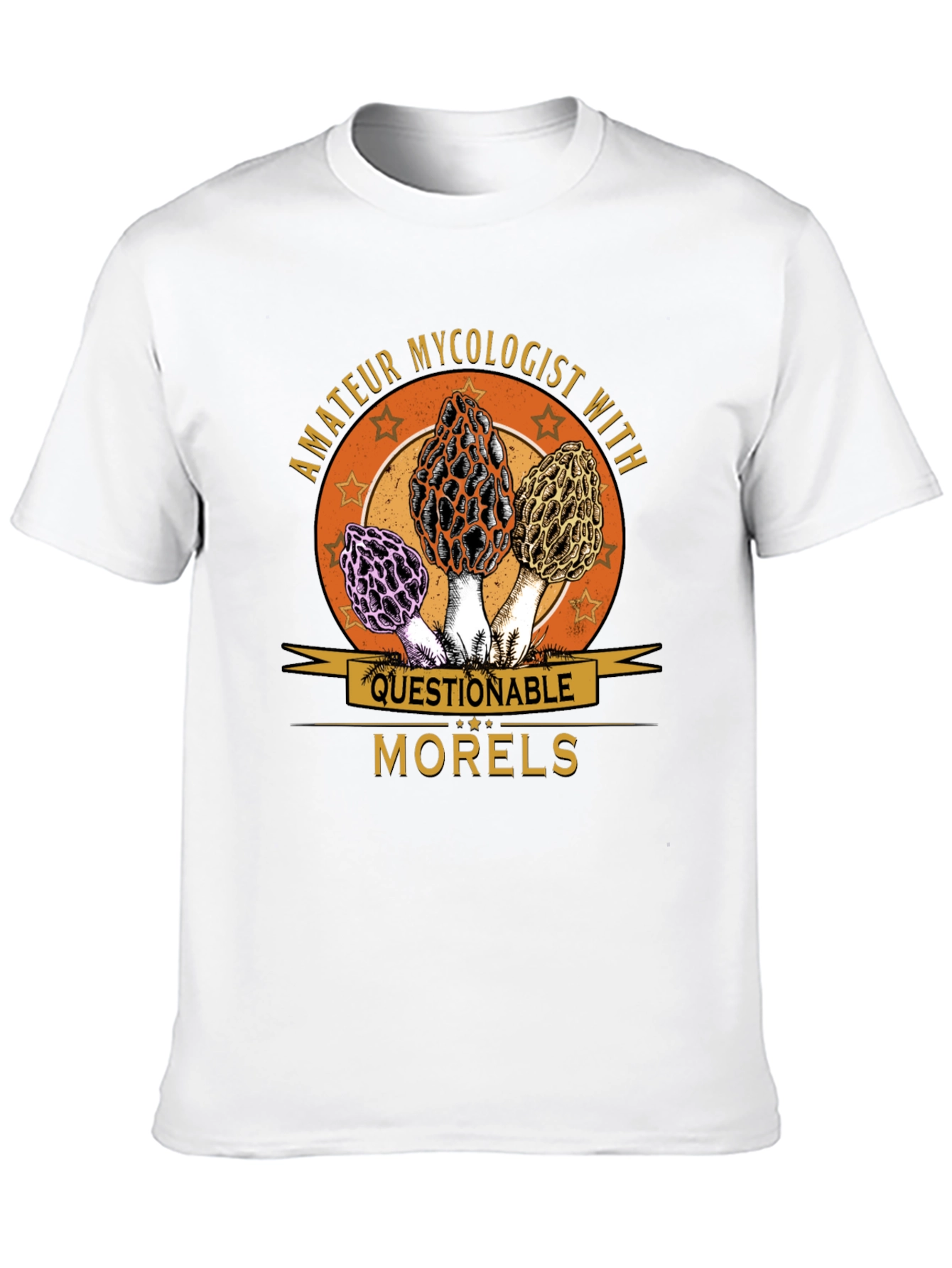Amateur Mycologist Morels Graphic T-Shirt