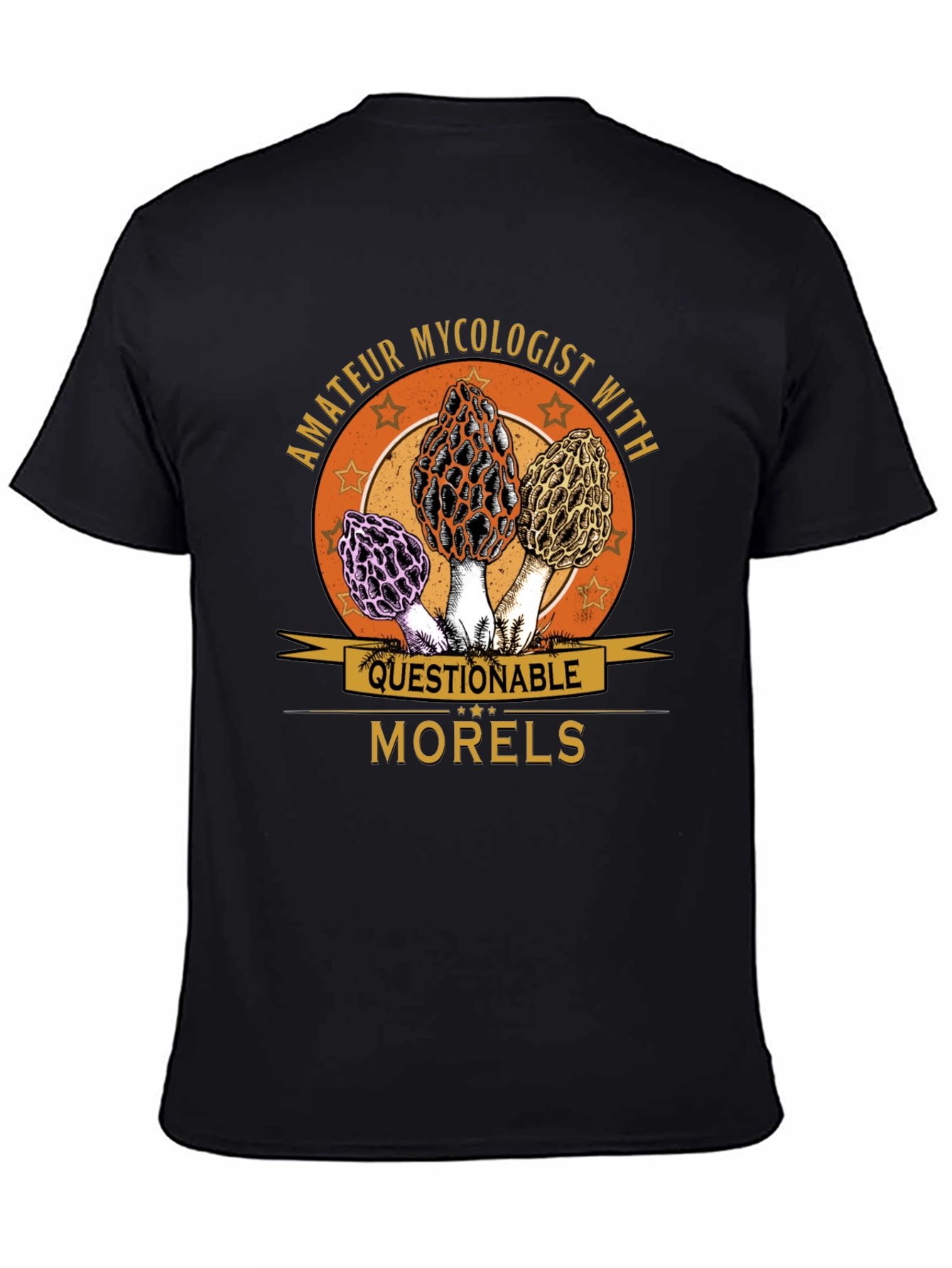 Amateur Mycologist Morels Graphic T-Shirt