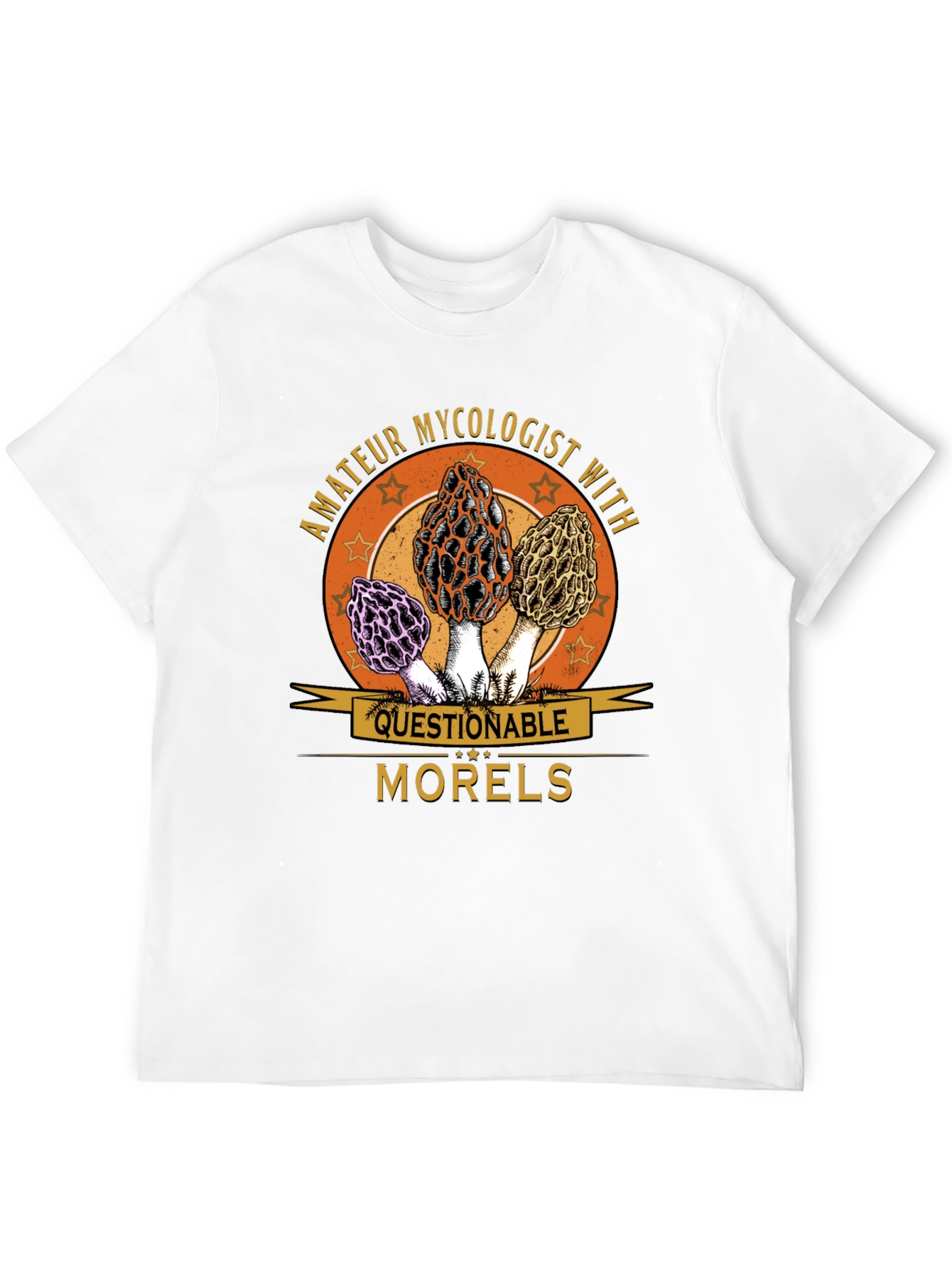 Amateur Mycologist Morels Graphic T-Shirt