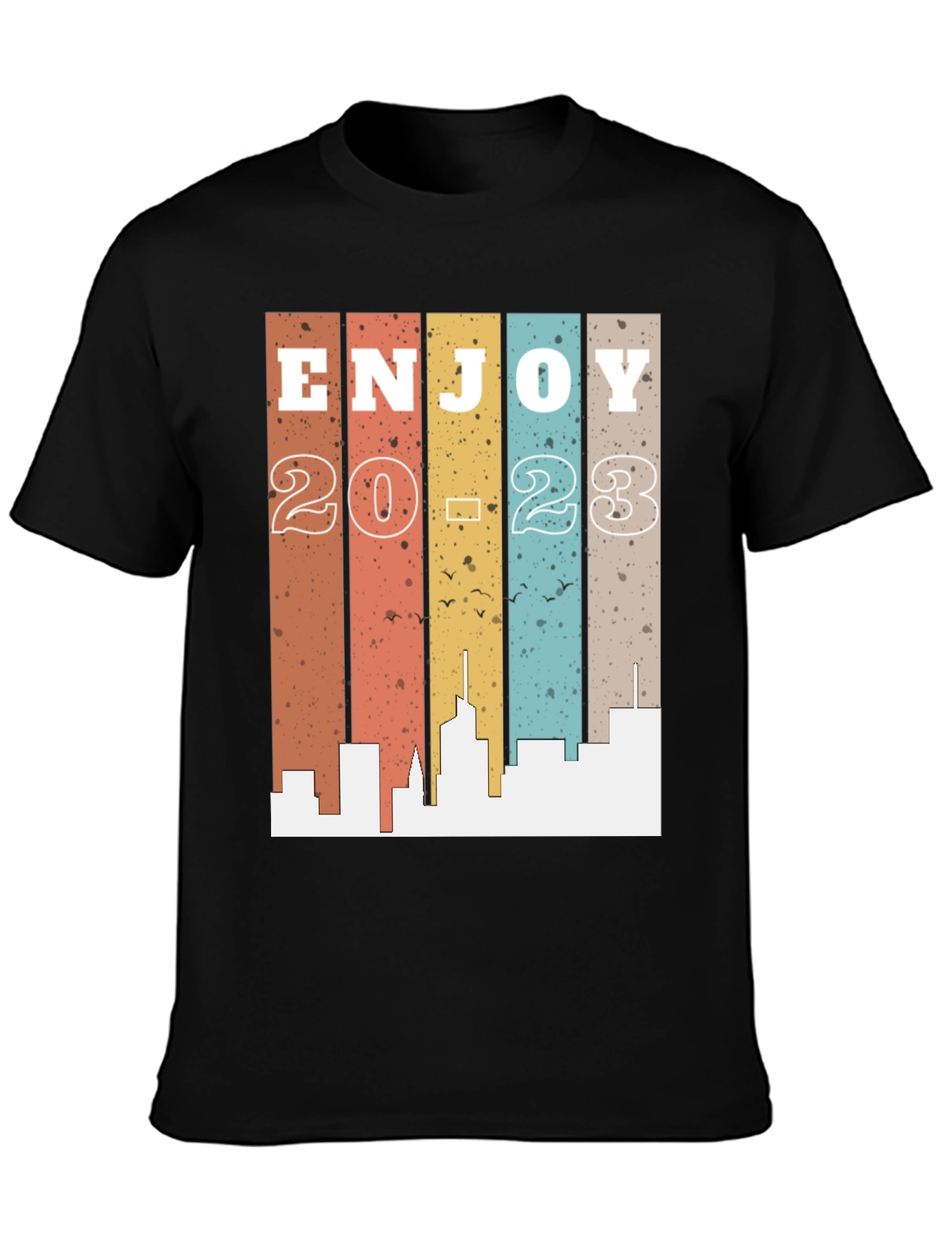 Enjoy 2023 Graphic Tee - Retro Style