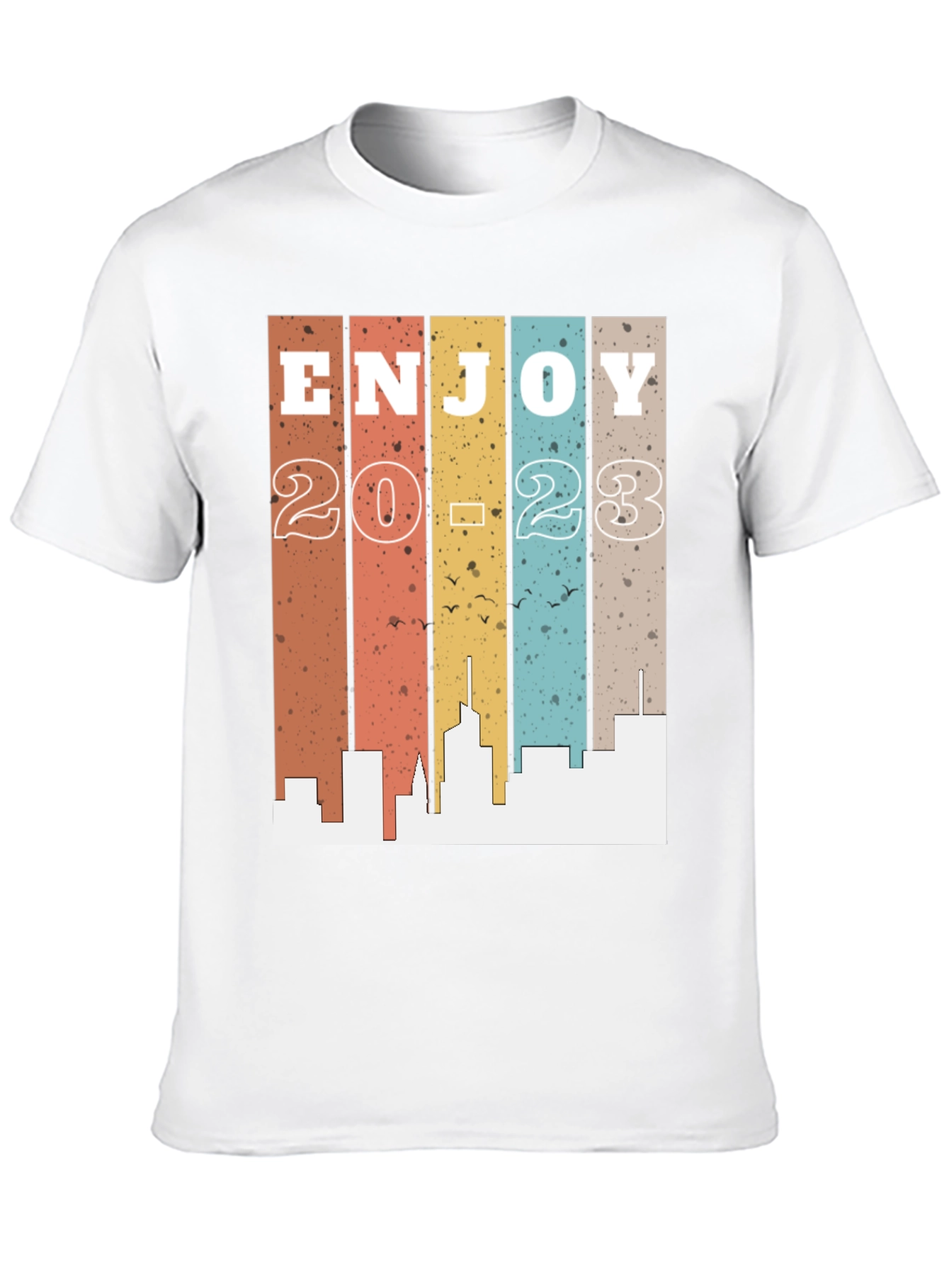 Enjoy 2023 Graphic Tee - Retro Style