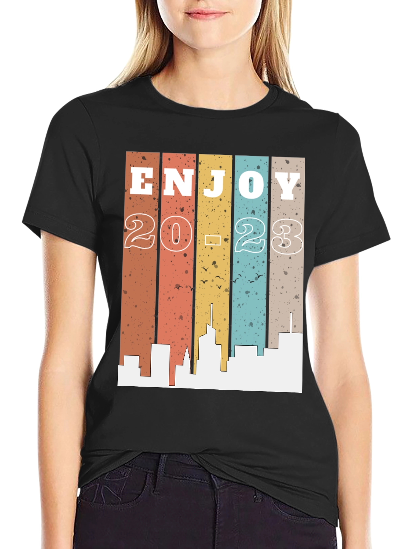Enjoy 2023 Graphic Tee - Retro Style