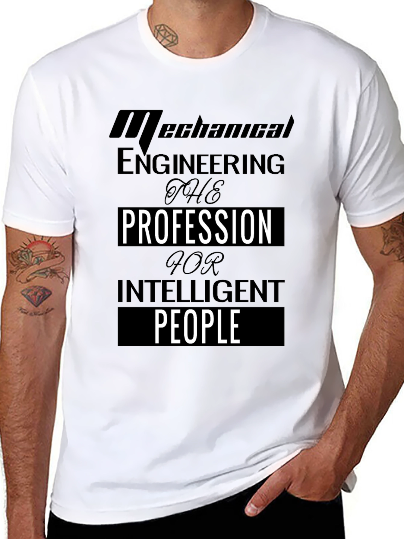 Mechanical Engineering Intelligent People T-Shirt