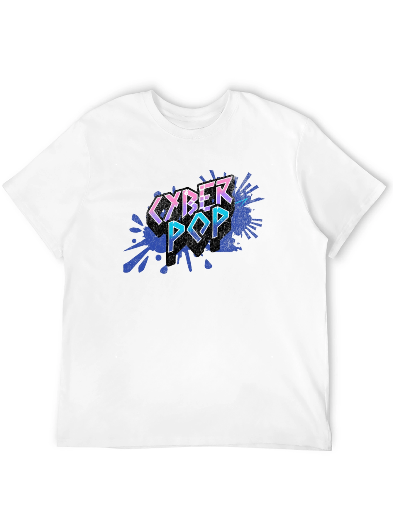 Cyber Pop Graphic Tee - Retro Style