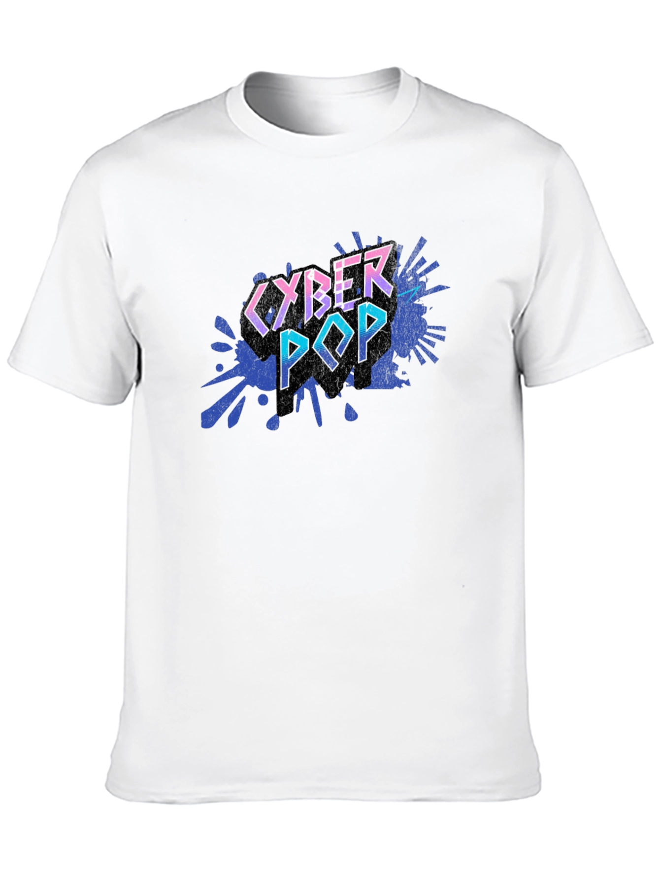 Cyber Pop Graphic Tee - Retro Style