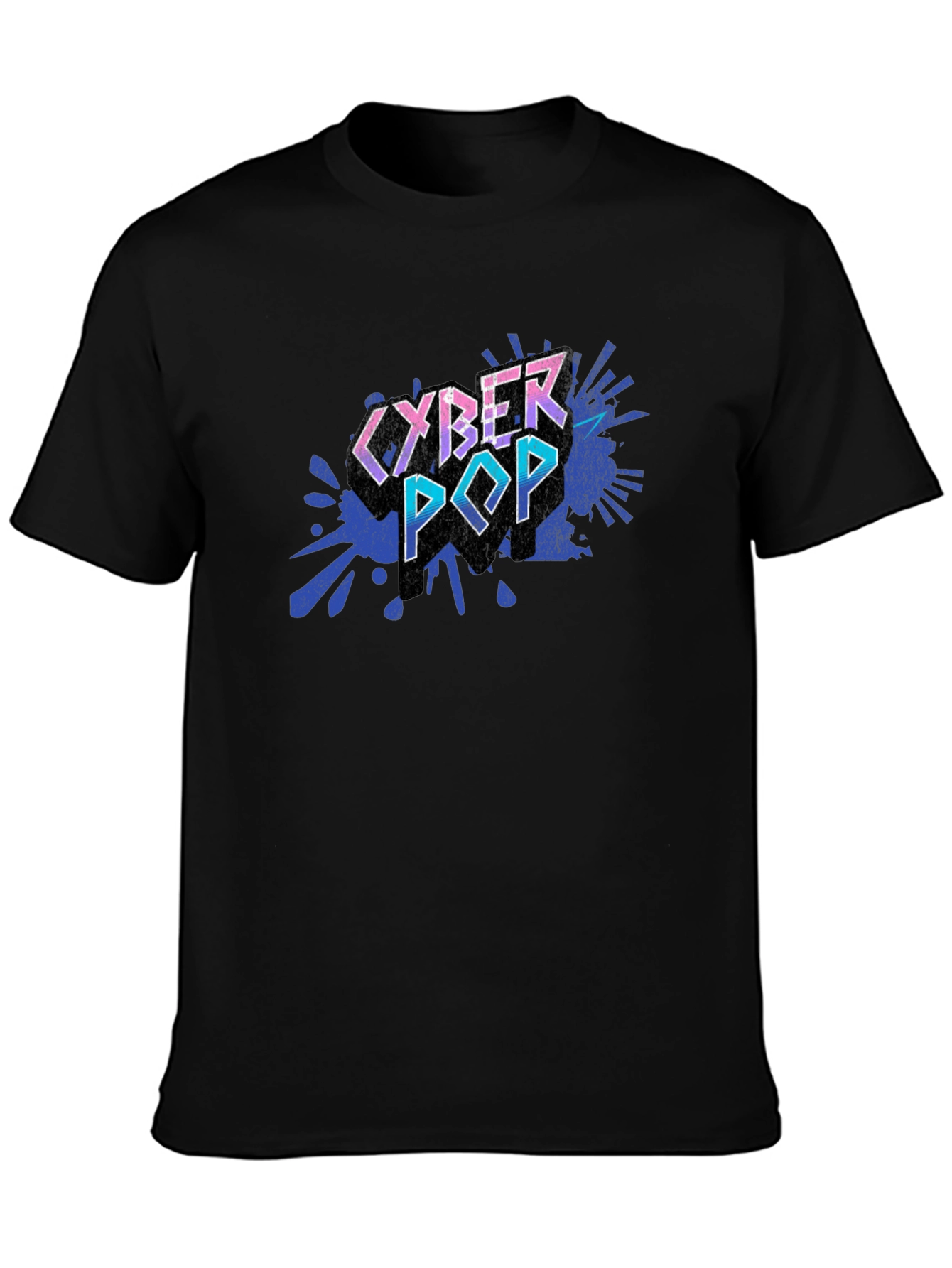 Cyber Pop Graphic Tee - Retro Style