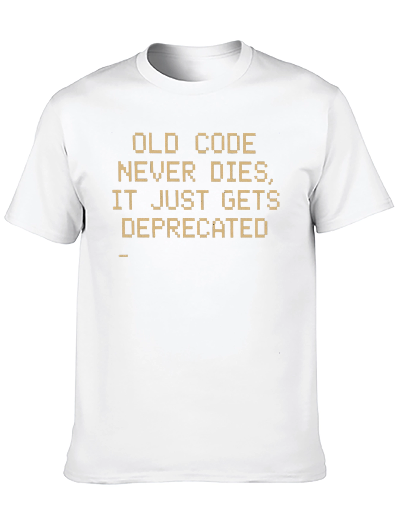 Old Code Never Dies Programmer Graphic Tee