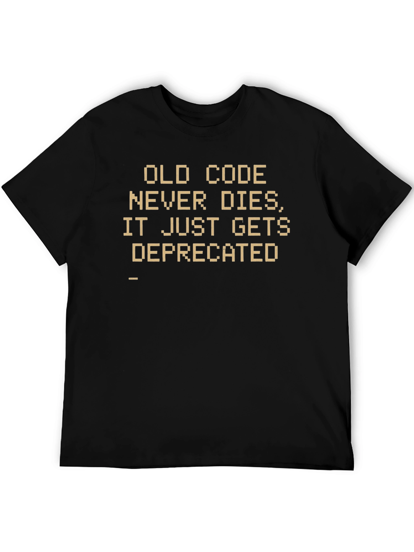 Old Code Never Dies Programmer Graphic Tee