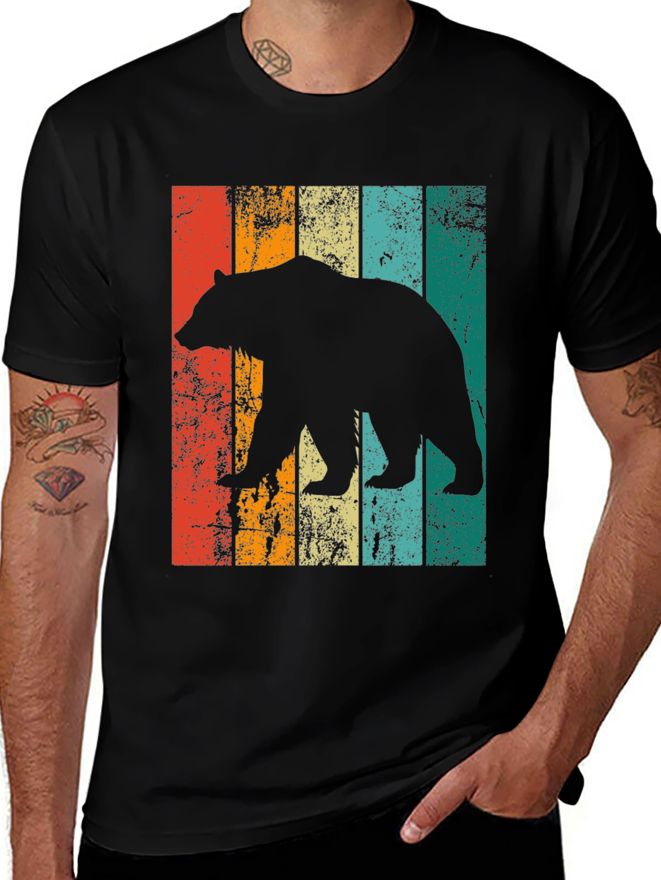 Retro Bear Graphic Tee