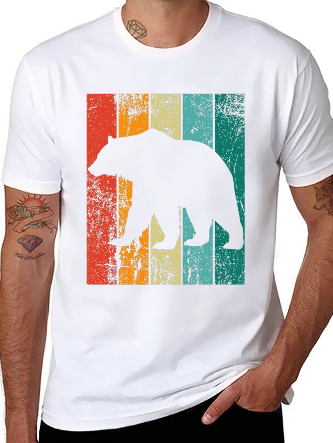 Retro Bear Graphic Tee