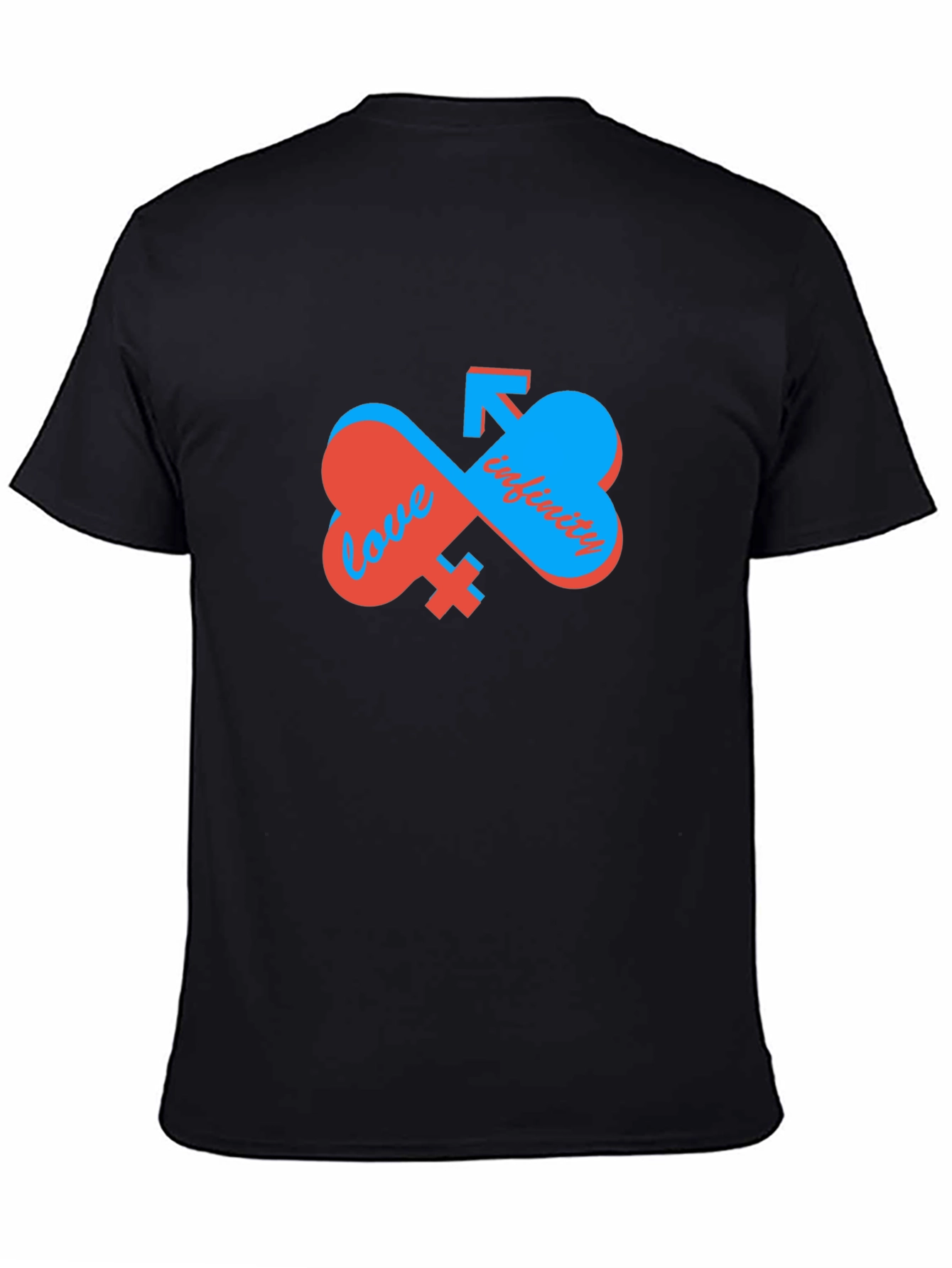 Love Infinity Graphic T-Shirt - Unisex Black Tee