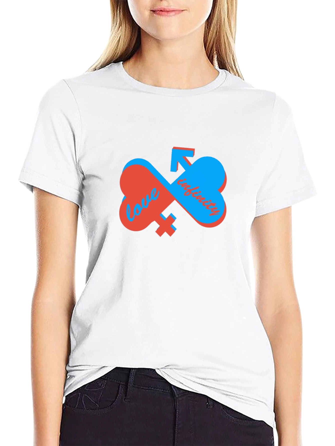 Love Infinity Graphic T-Shirt - Unisex Black Tee