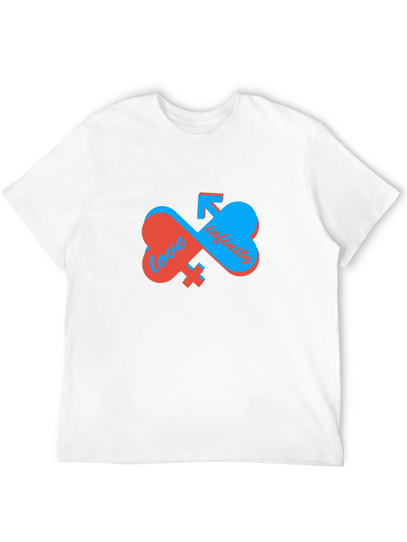 Love Infinity Graphic T-Shirt - Unisex Black Tee