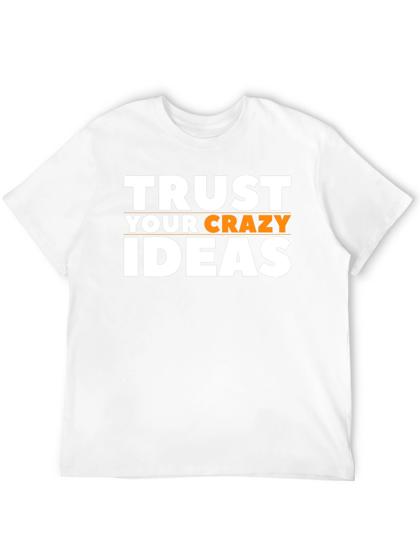 Trust Your Crazy Ideas Graphic Tee - Black