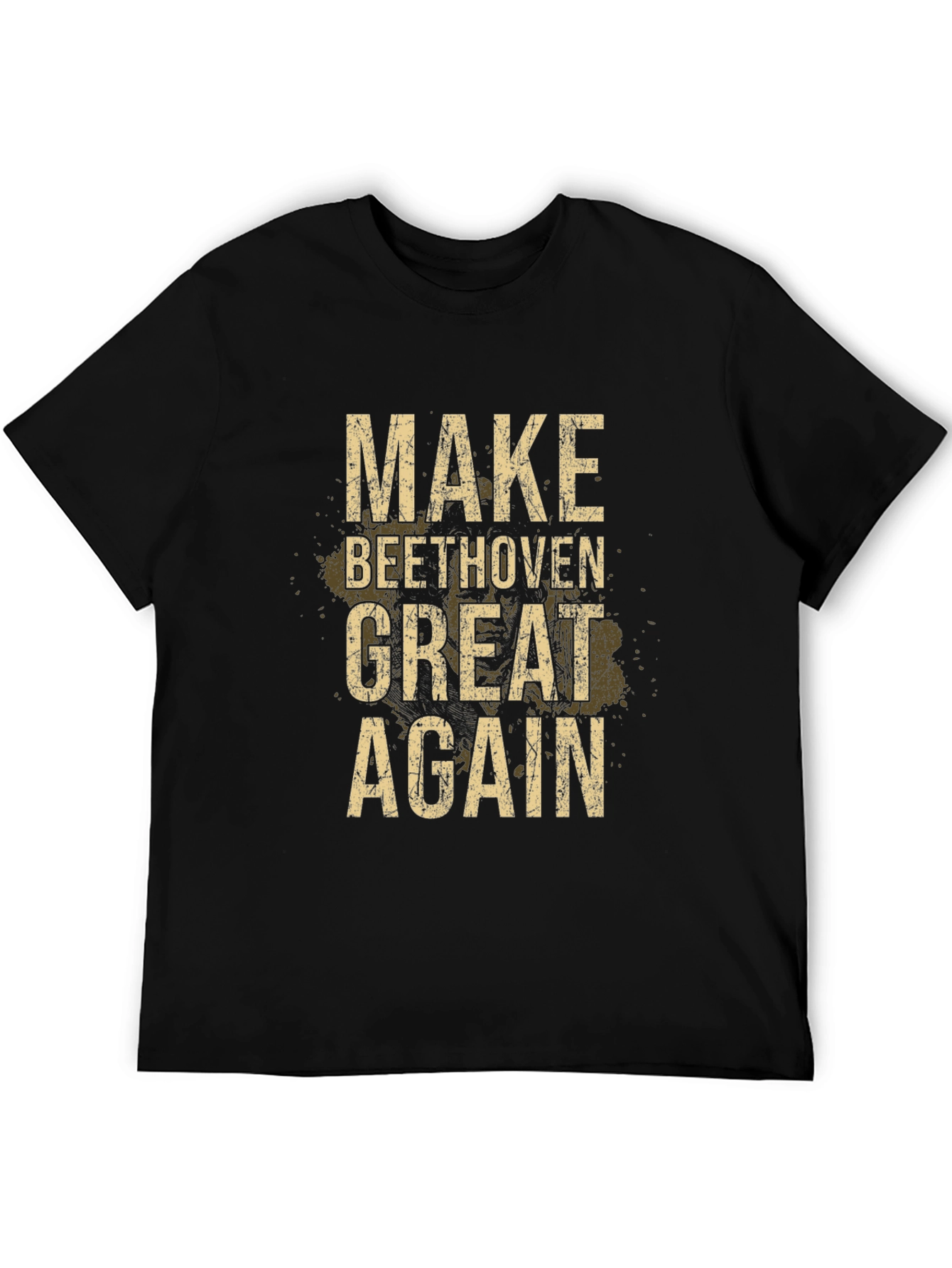 Make Beethoven Great Again Black T-Shirt