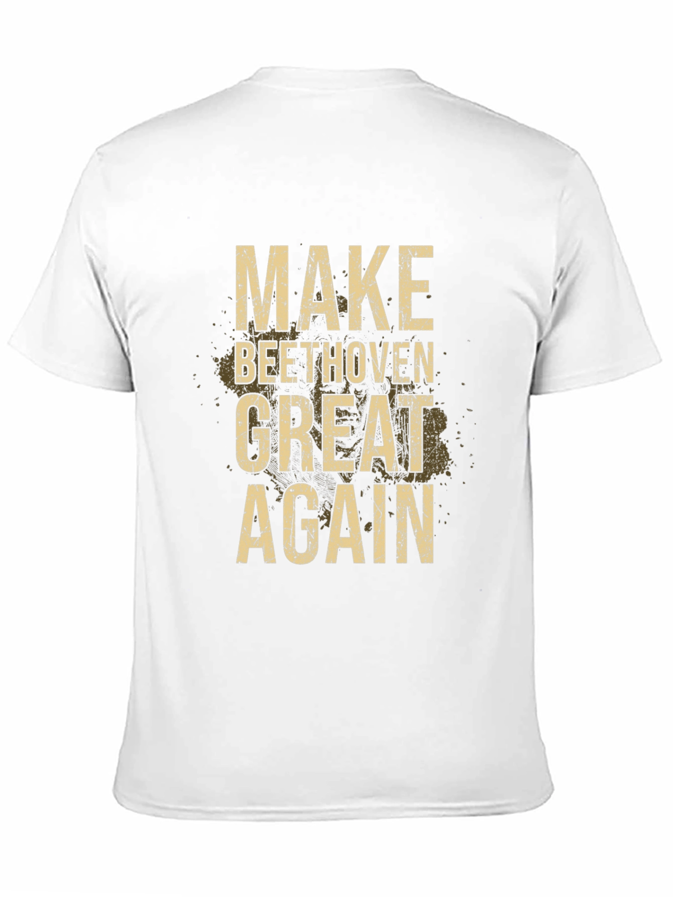 Make Beethoven Great Again Black T-Shirt