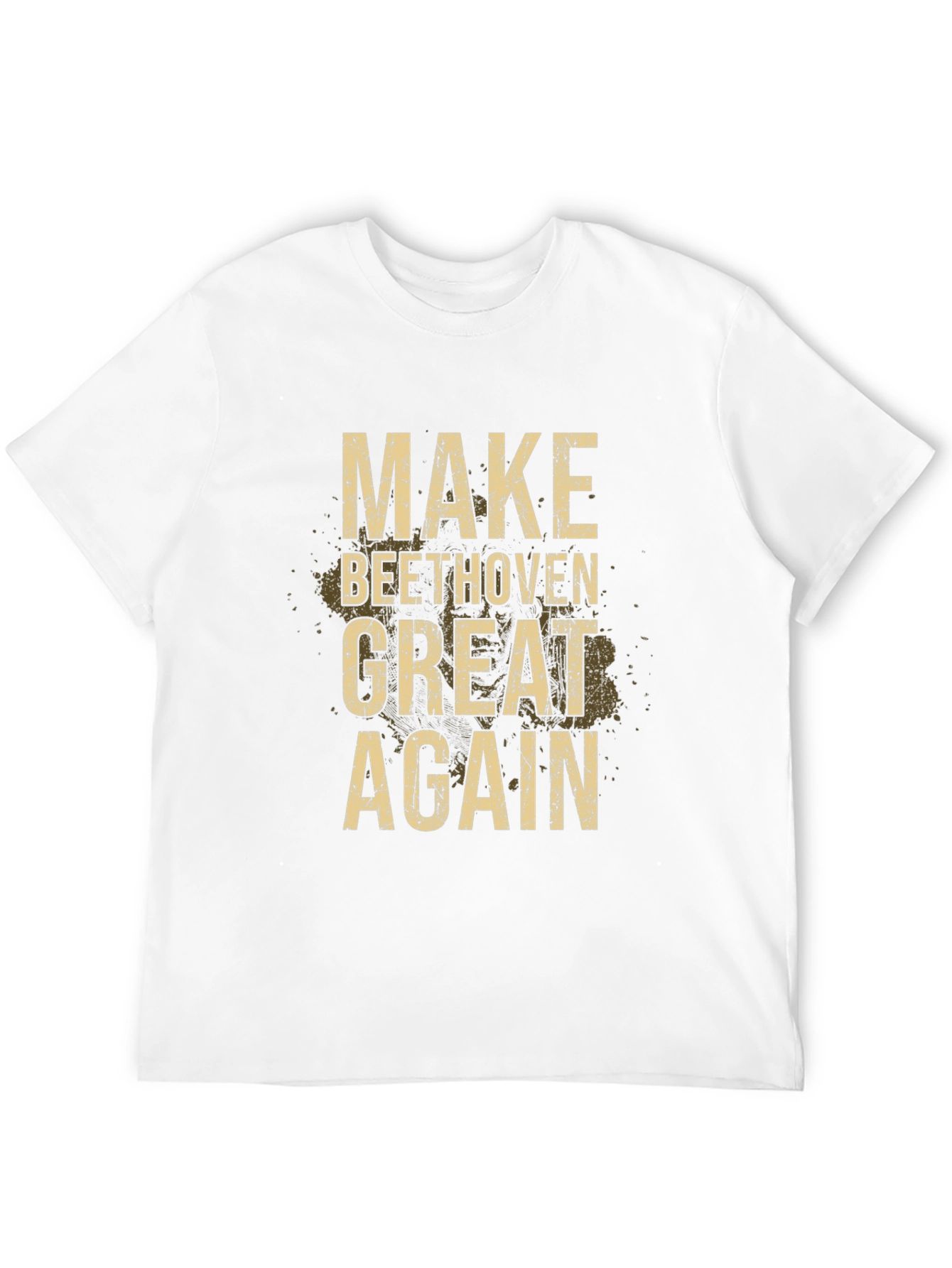 Make Beethoven Great Again Black T-Shirt