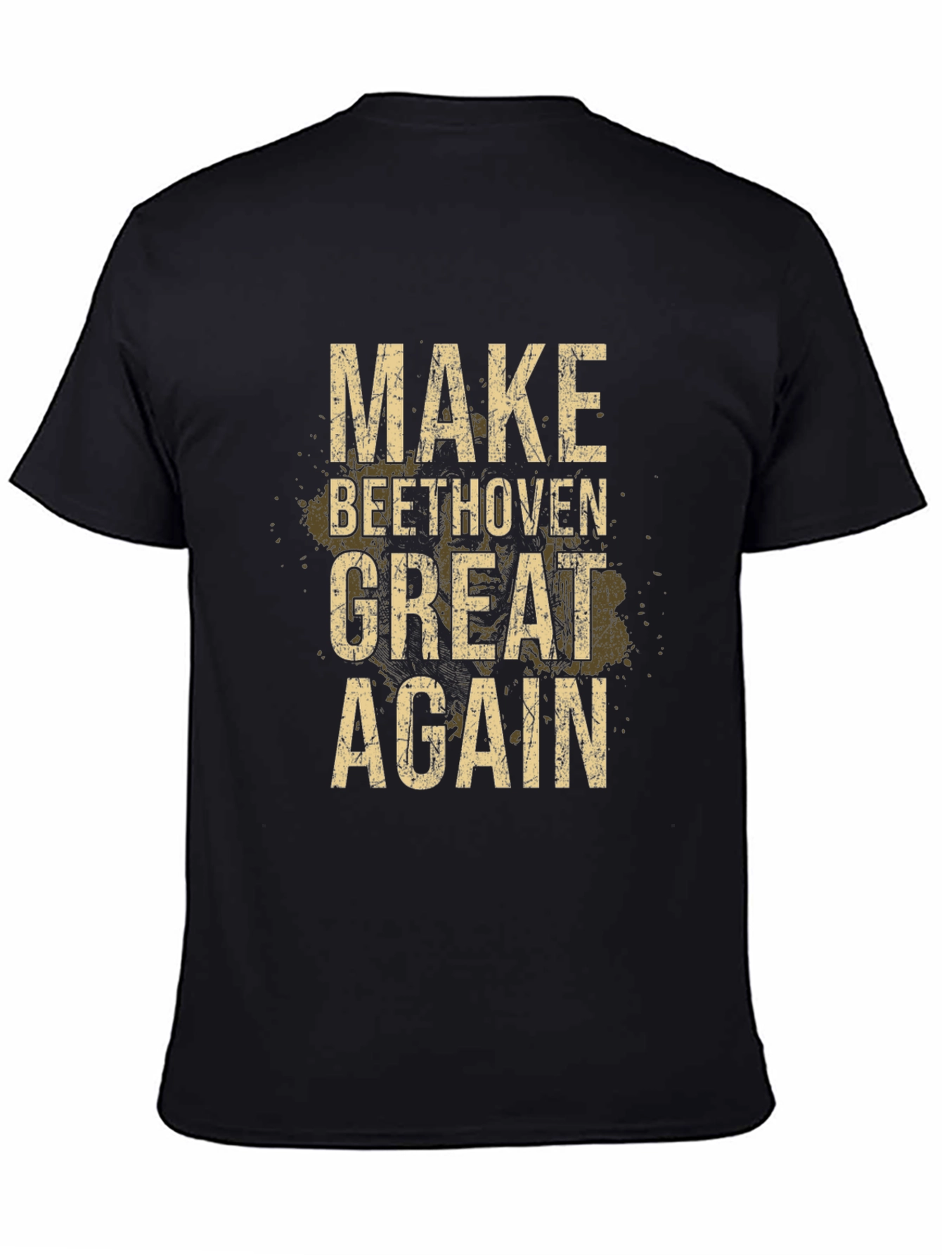 Make Beethoven Great Again Black T-Shirt