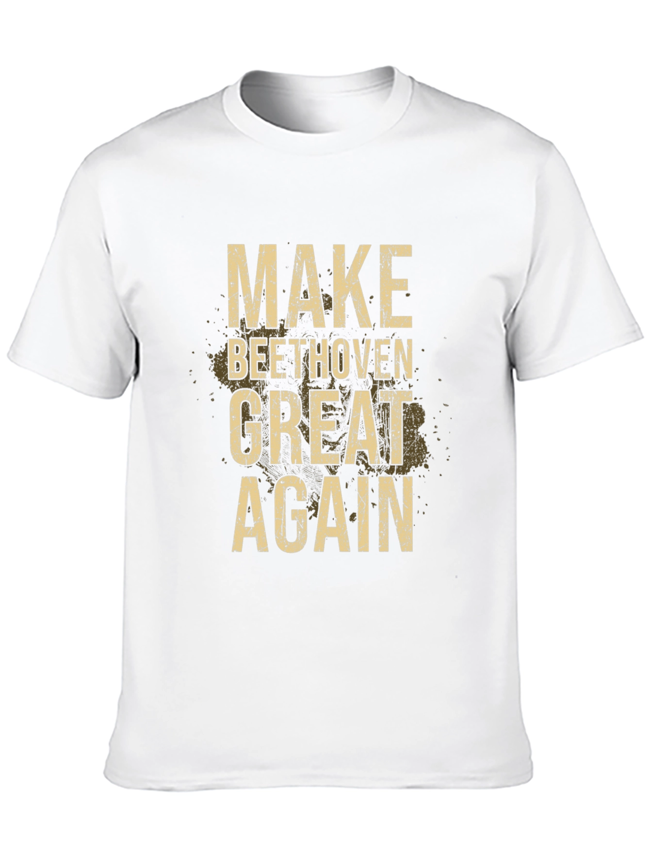Make Beethoven Great Again Black T-Shirt