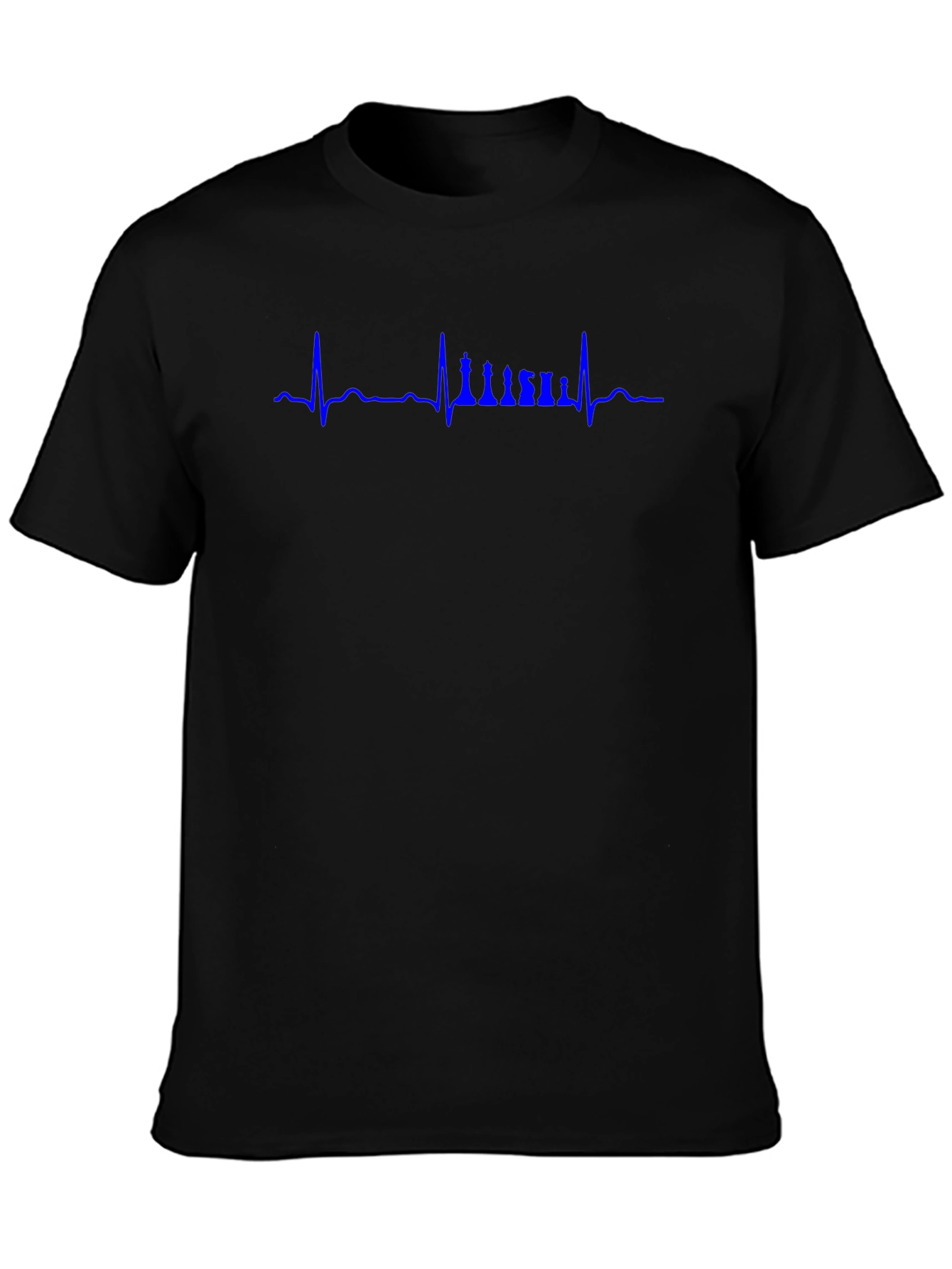 Chess Heartbeat T-Shirt - Cool Graphic Tee