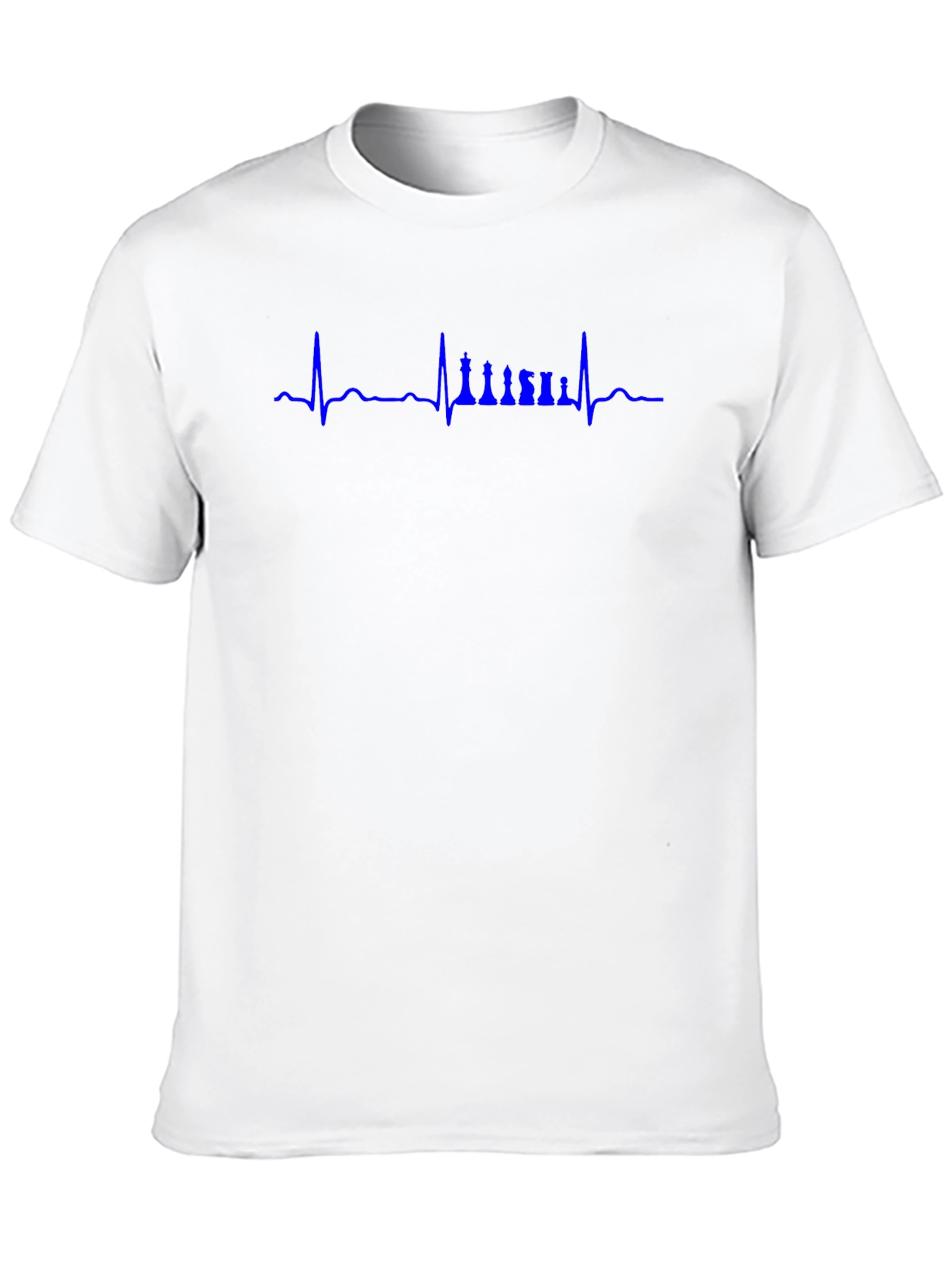 Chess Heartbeat T-Shirt - Cool Graphic Tee