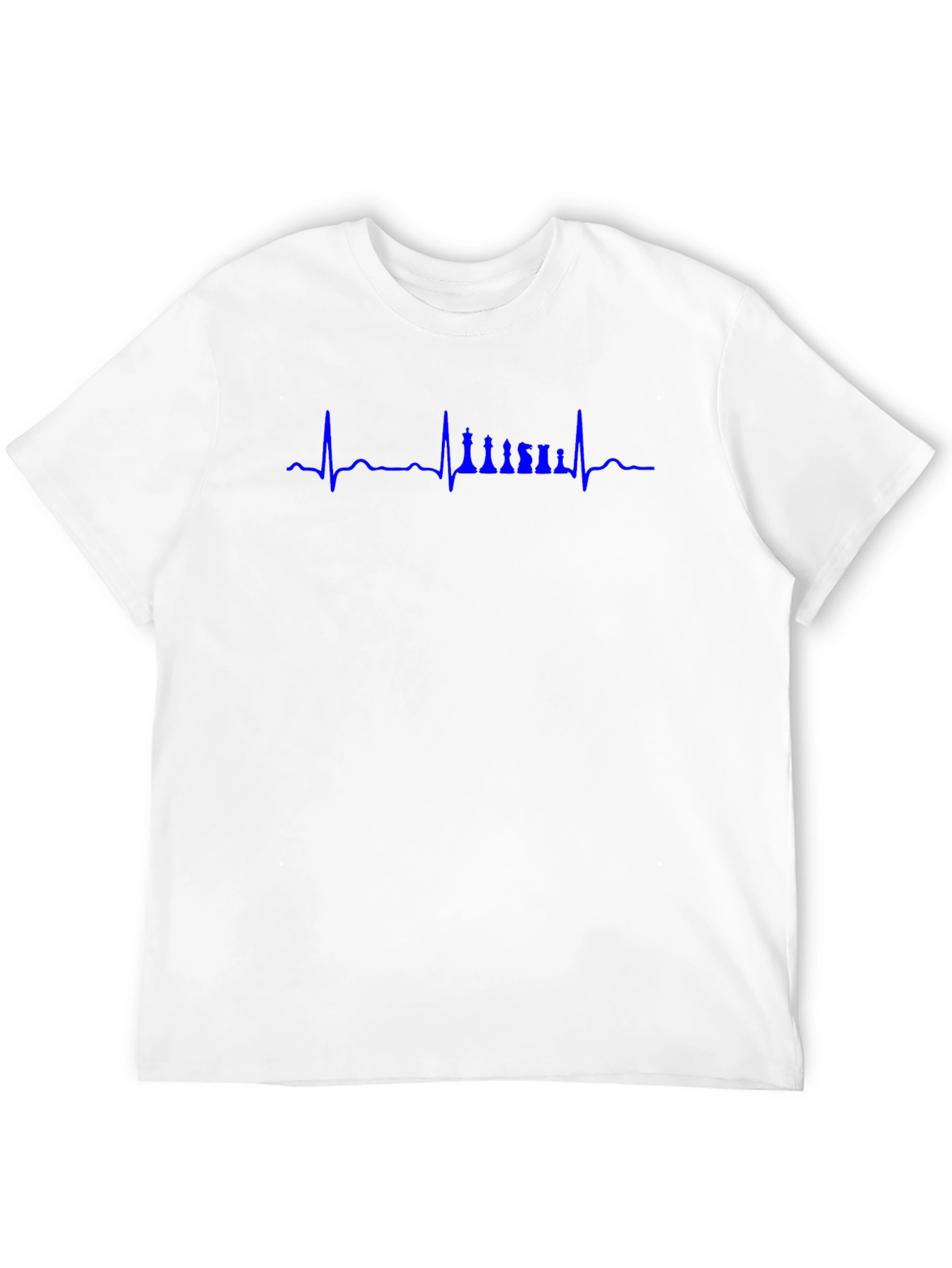 Chess Heartbeat T-Shirt - Cool Graphic Tee