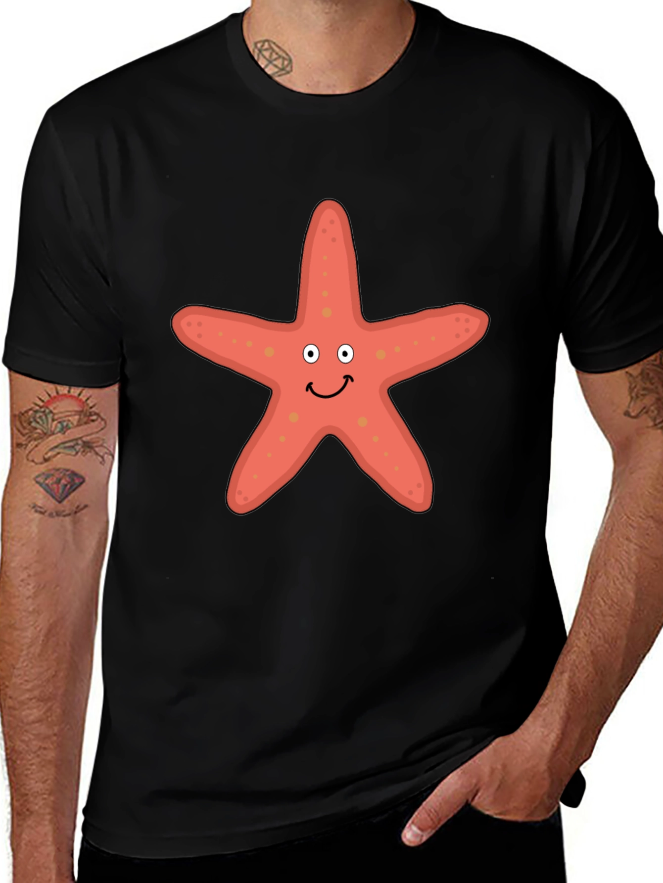 Starfish Graphic Tee - Funny Summer Shirt