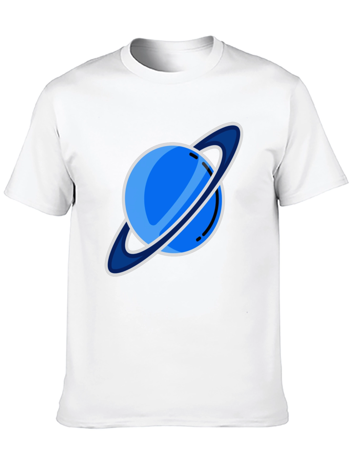 Saturn Graphic T-Shirt - Black