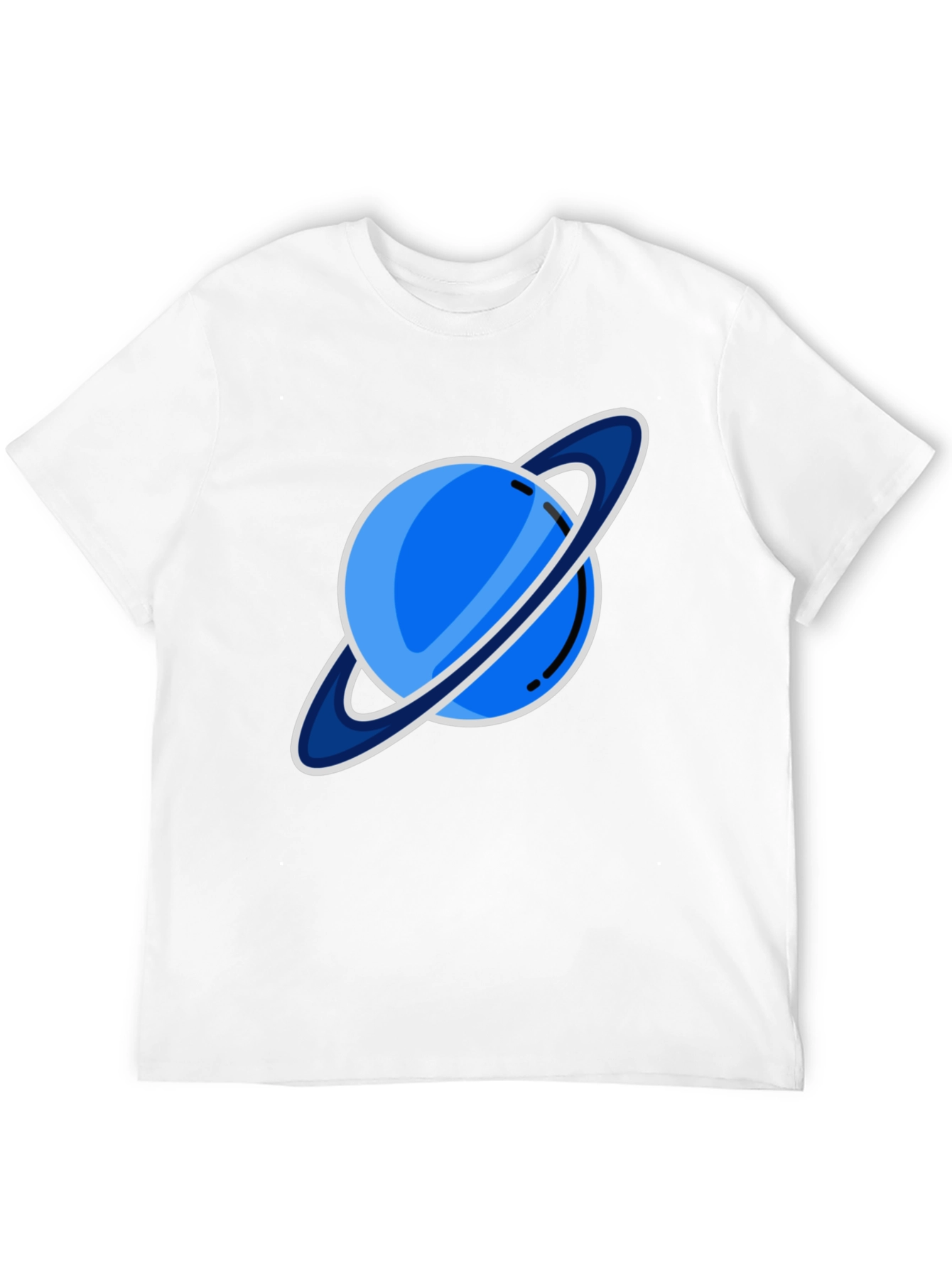 Saturn Graphic T-Shirt - Black