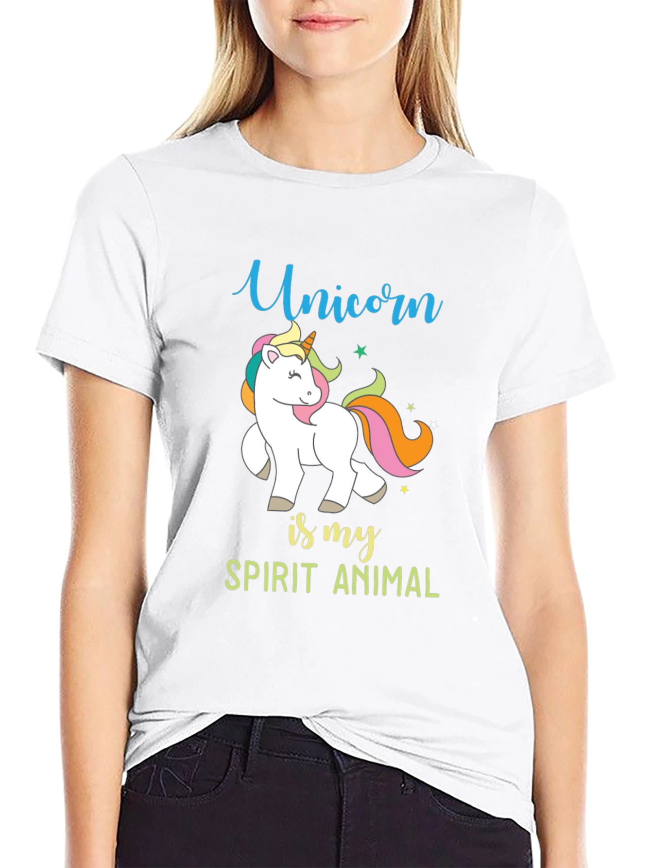 Unicorn Spirit Animal Graphic Tee