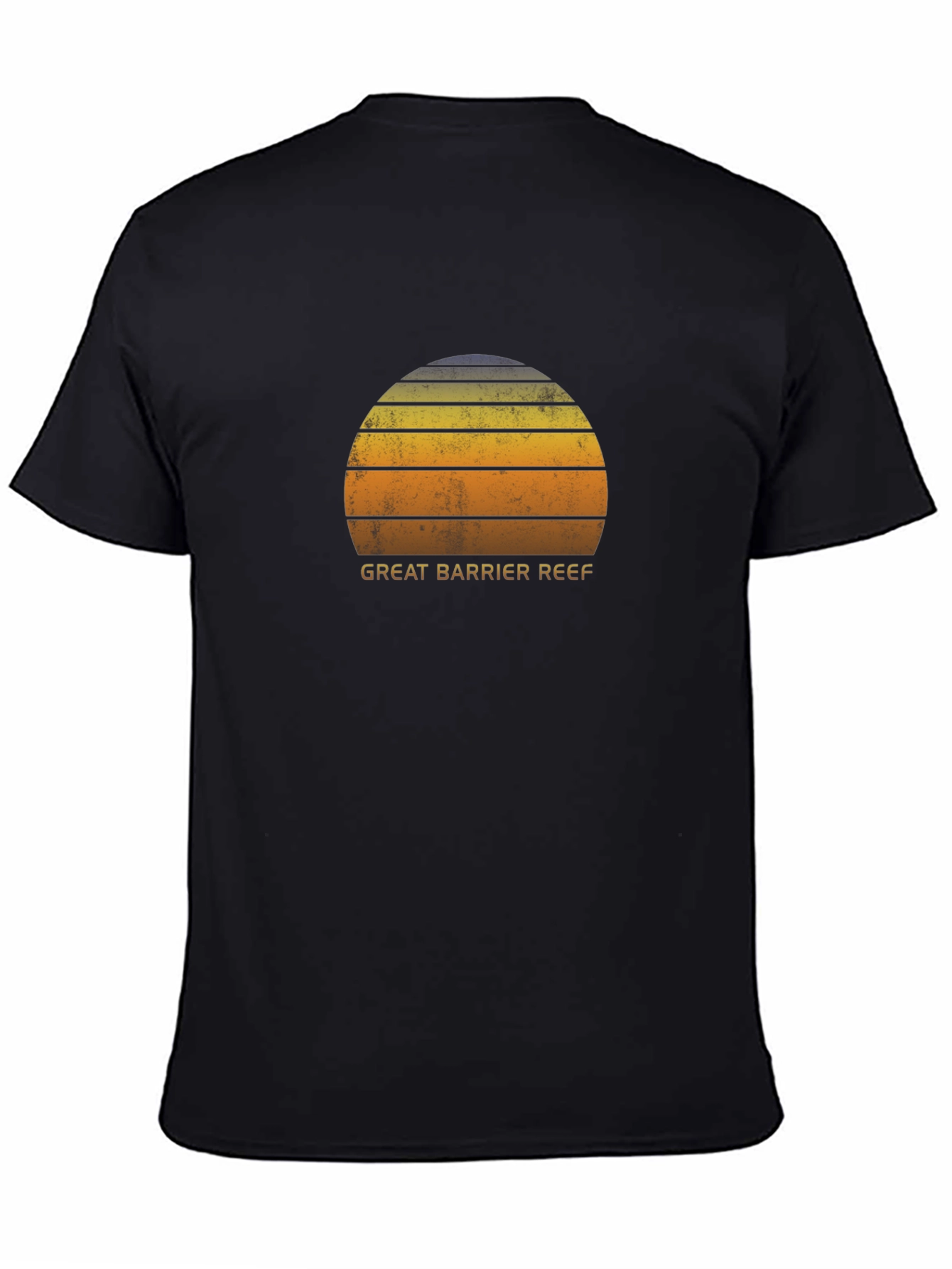 Great Barrier Reef Sunset T-Shirt - Black