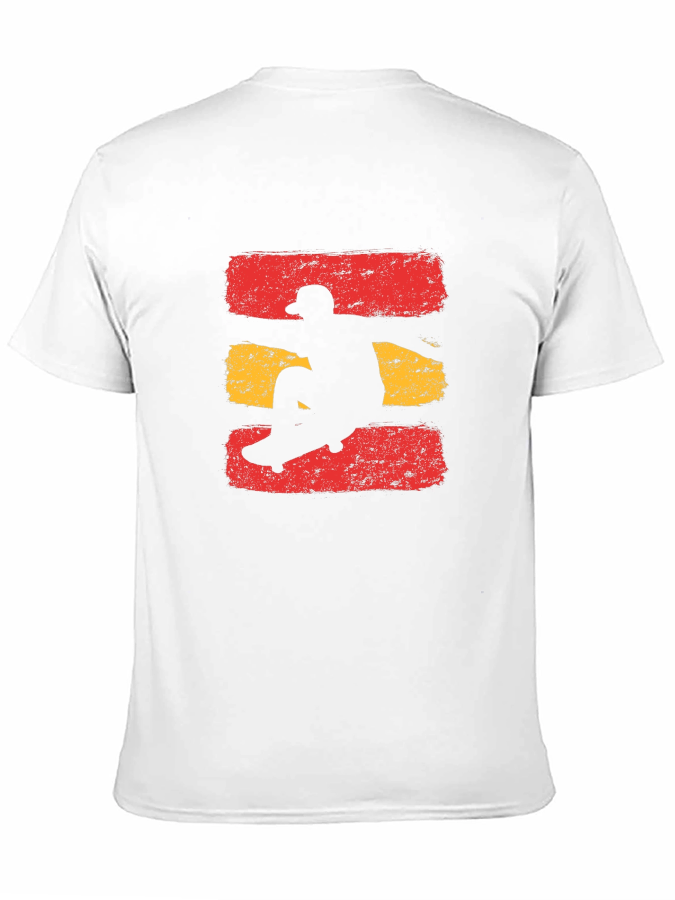 Skateboarding Silhouette Graphic Tee - Cool Design