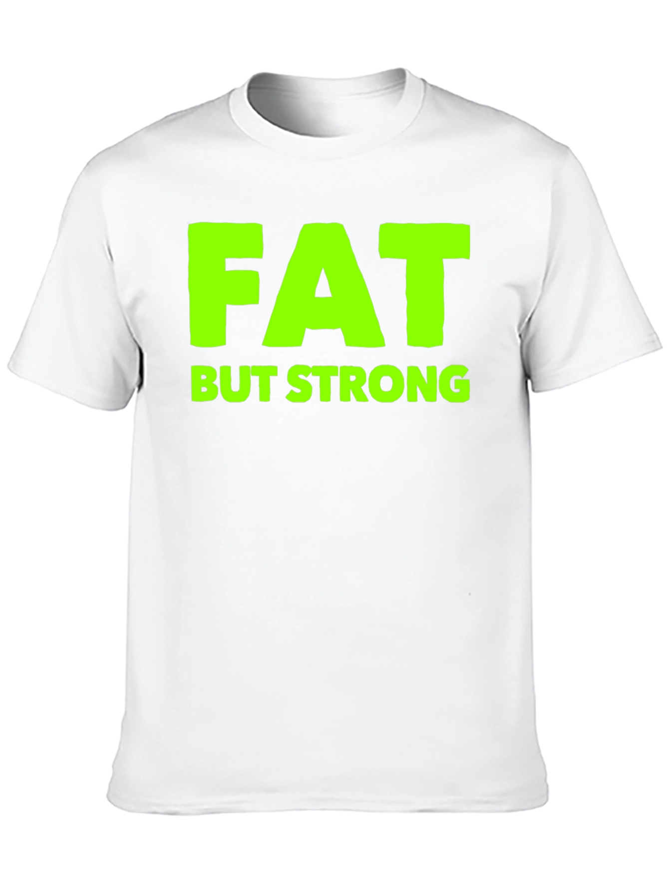 Fat But Strong Graphic Tee - Black