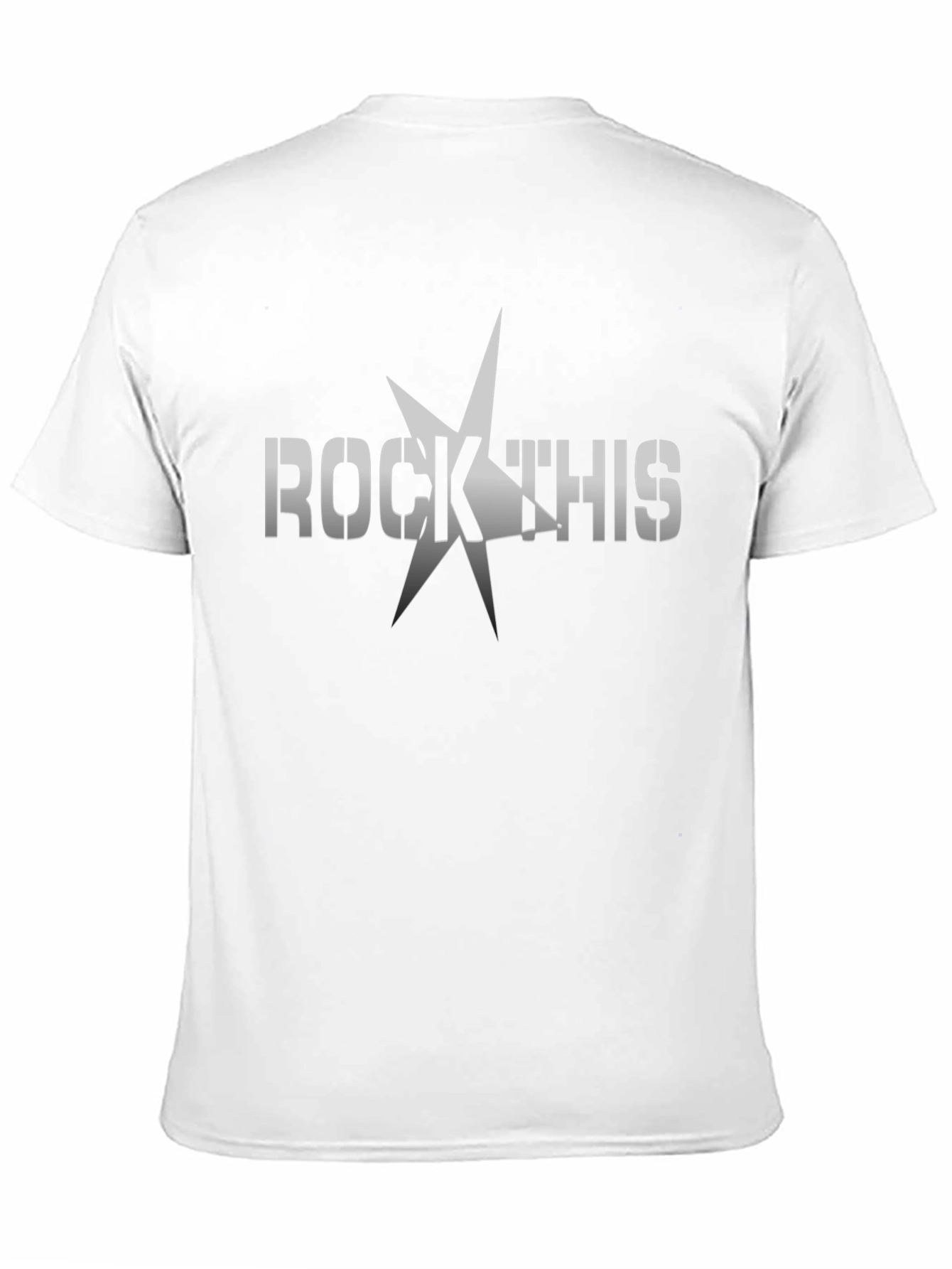 Rock This Graphic Tee - Black Cotton T-Shirt