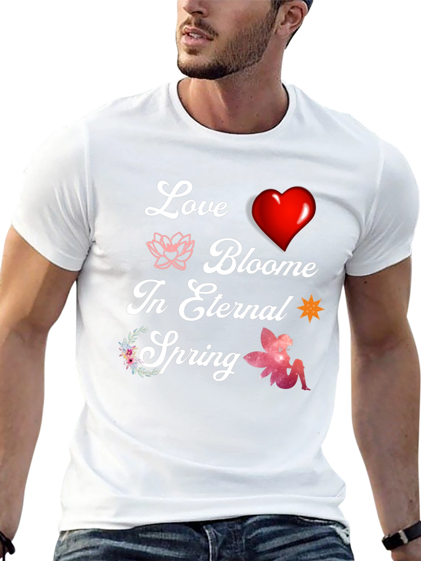 Love Blooms T-Shirt - Eternal Spring Design