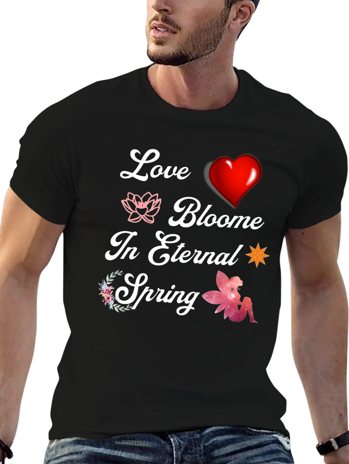 Love Blooms T-Shirt - Eternal Spring Design