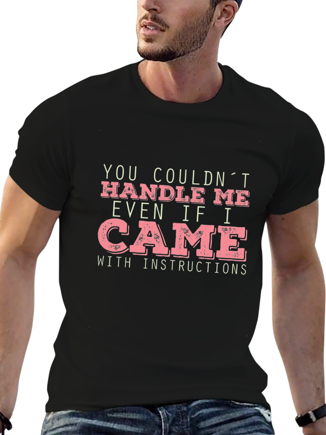 Humorous Slogan Graphic Tee