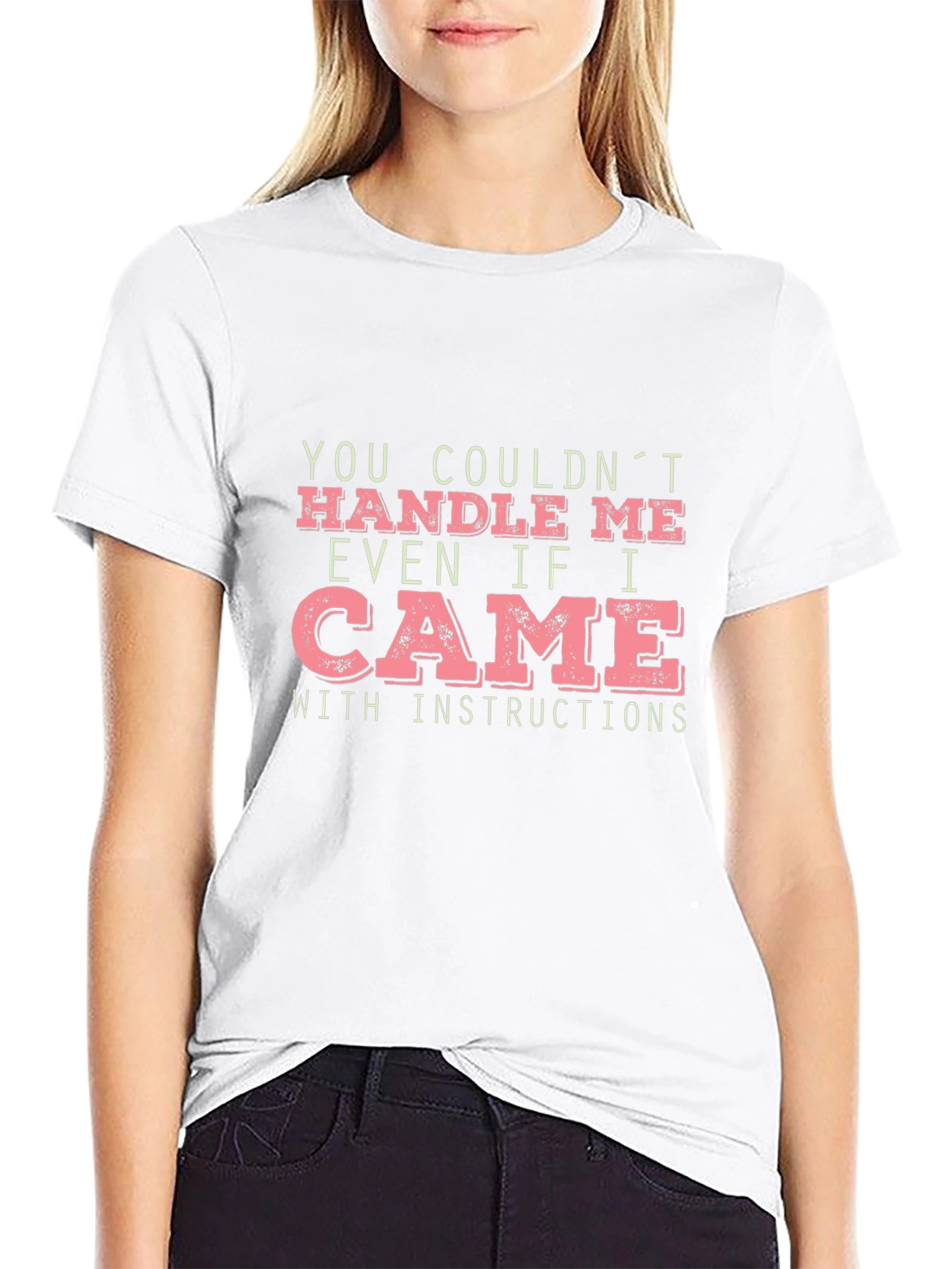 Humorous Slogan Graphic Tee