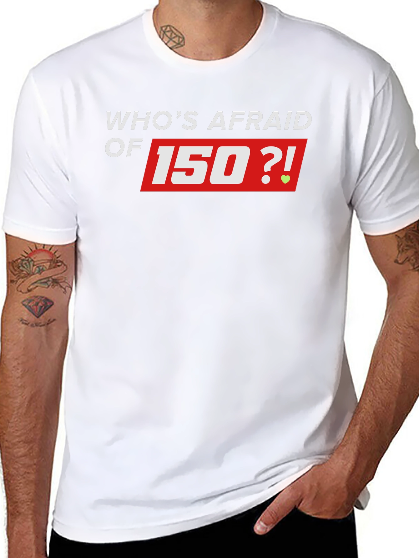 Whos Afraid of 150 Black T-Shirt