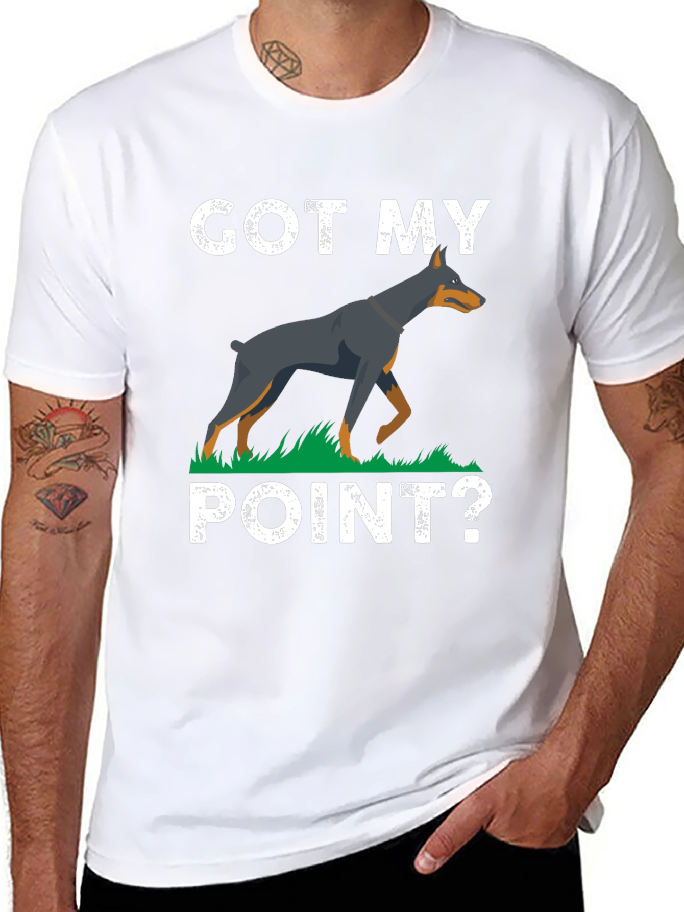 Got My Point? Doberman Graphic Tee